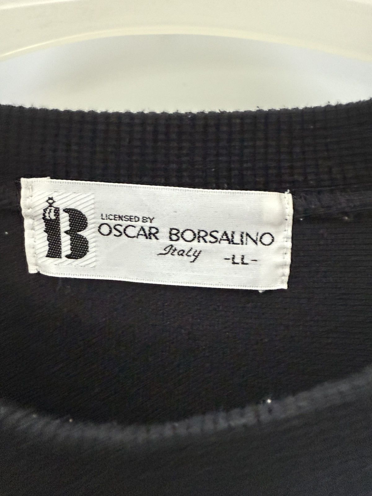 Borsalino 🔥 Italian Oscar Borsalino Embroided Roundneck Sweat - LL Size US L / EU 52-54 / 3 - 6 Thumbnail