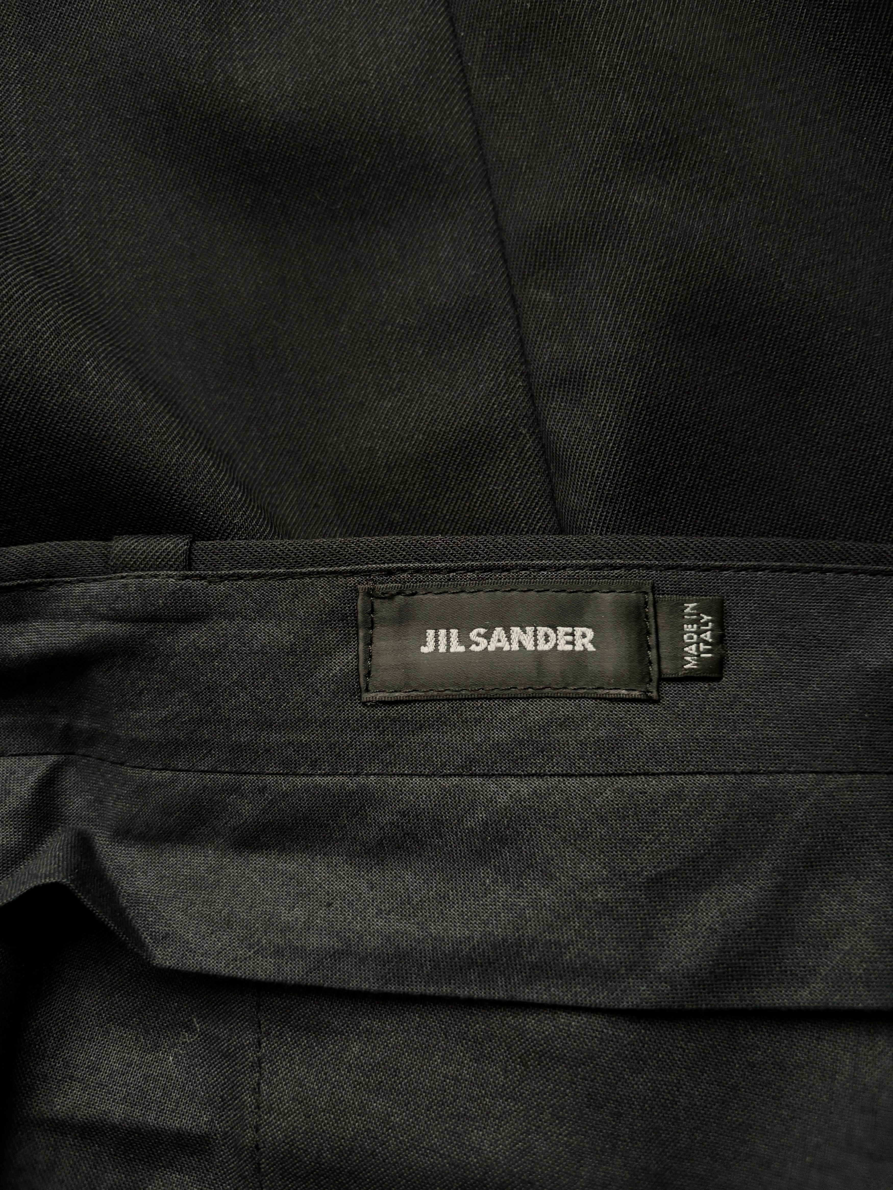Jil Sander ⚡️QUICK SALE⚡️Jil Sander Black Pants Trousers Size 30" / US 8 / IT 44 - 3 Thumbnail