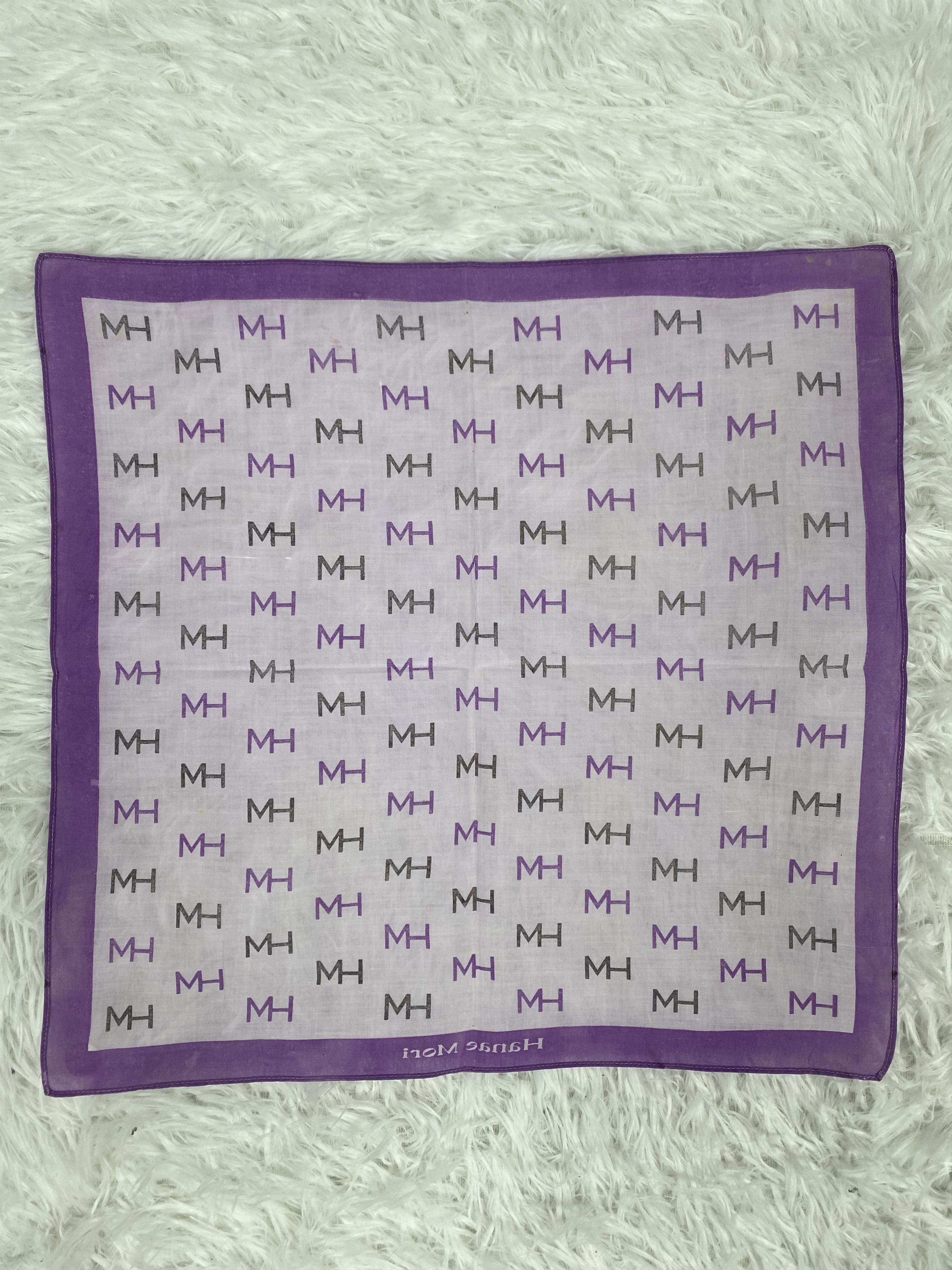 Hanae Mori Vintage Hanae Mori Handkerchief Neckerchief PH0602 Size ONE SIZE - 5 Thumbnail