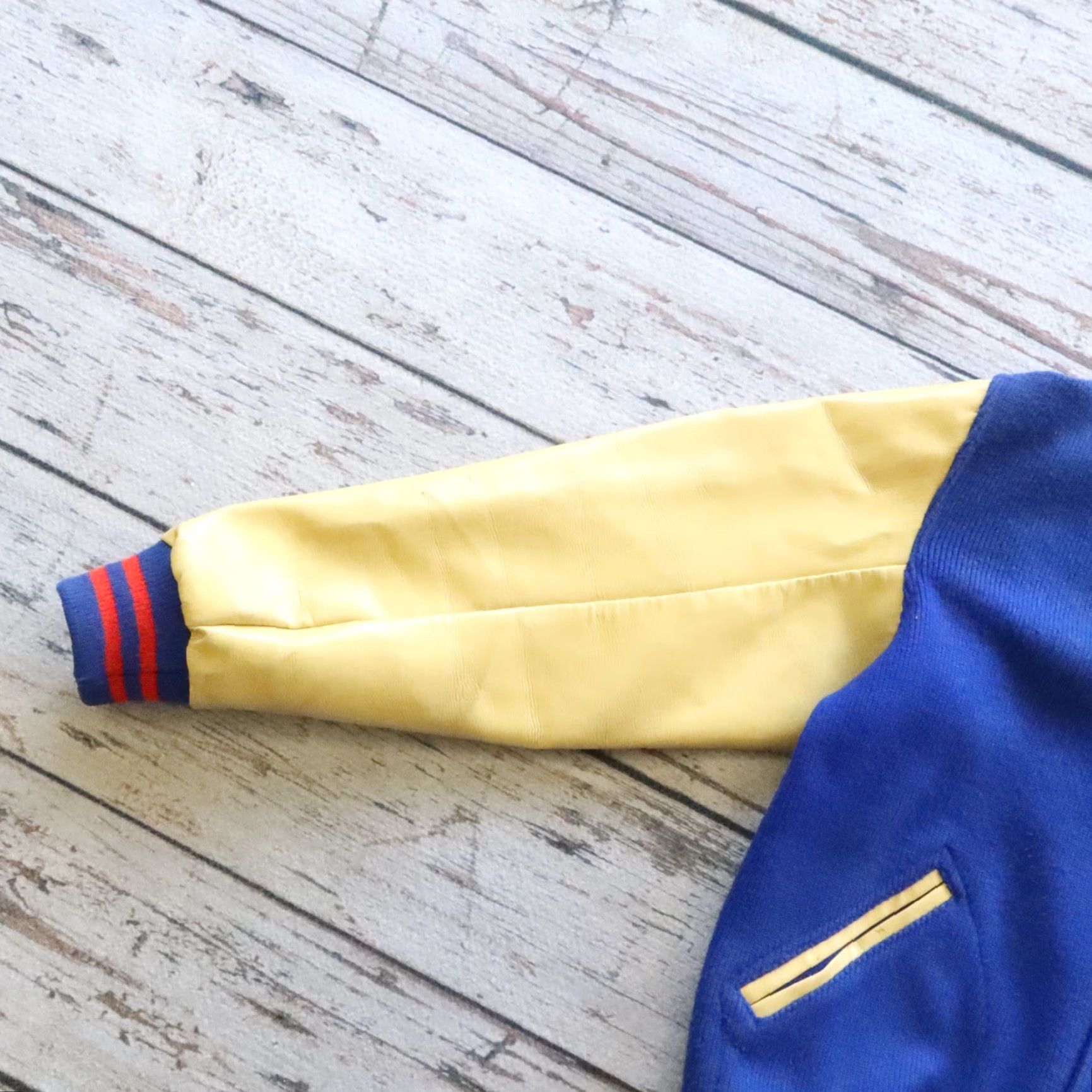 Vintage VINTAGE Sandknit Varsity Jacket Mens Jacket 42 Blue 42 Wool USA Vintage Sandknit Varsity Jacket Size US XS / EU 42 / 0 - 4 Thumbnail