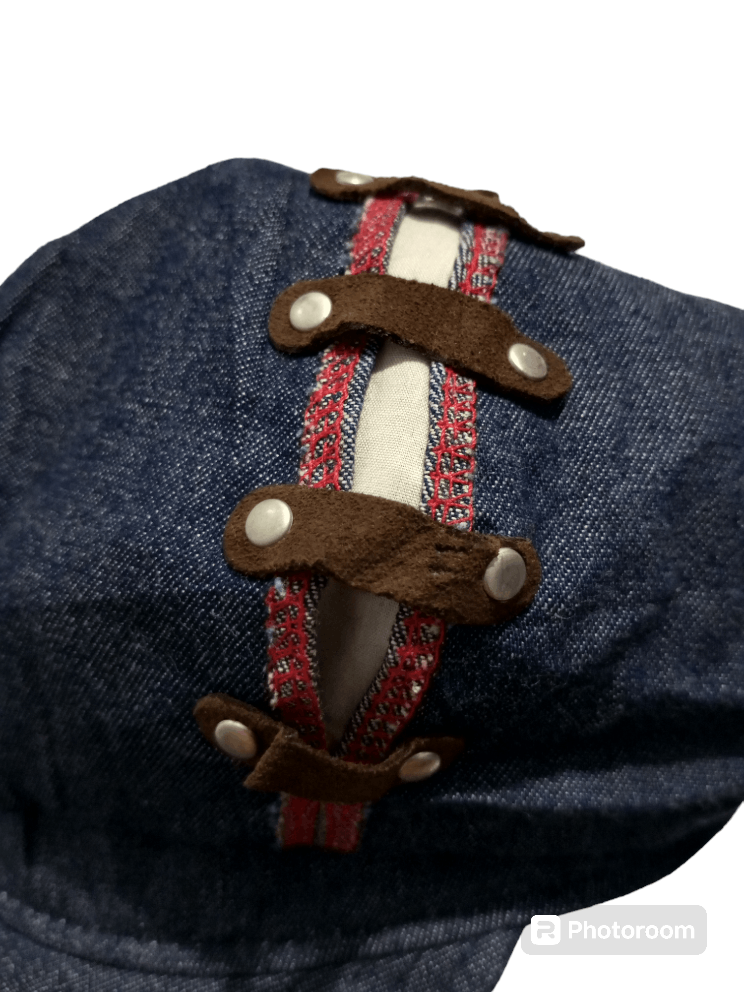 Japanese Brand Vintage dirty oil jeans newboys denim hats Size ONE SIZE - 5 Thumbnail