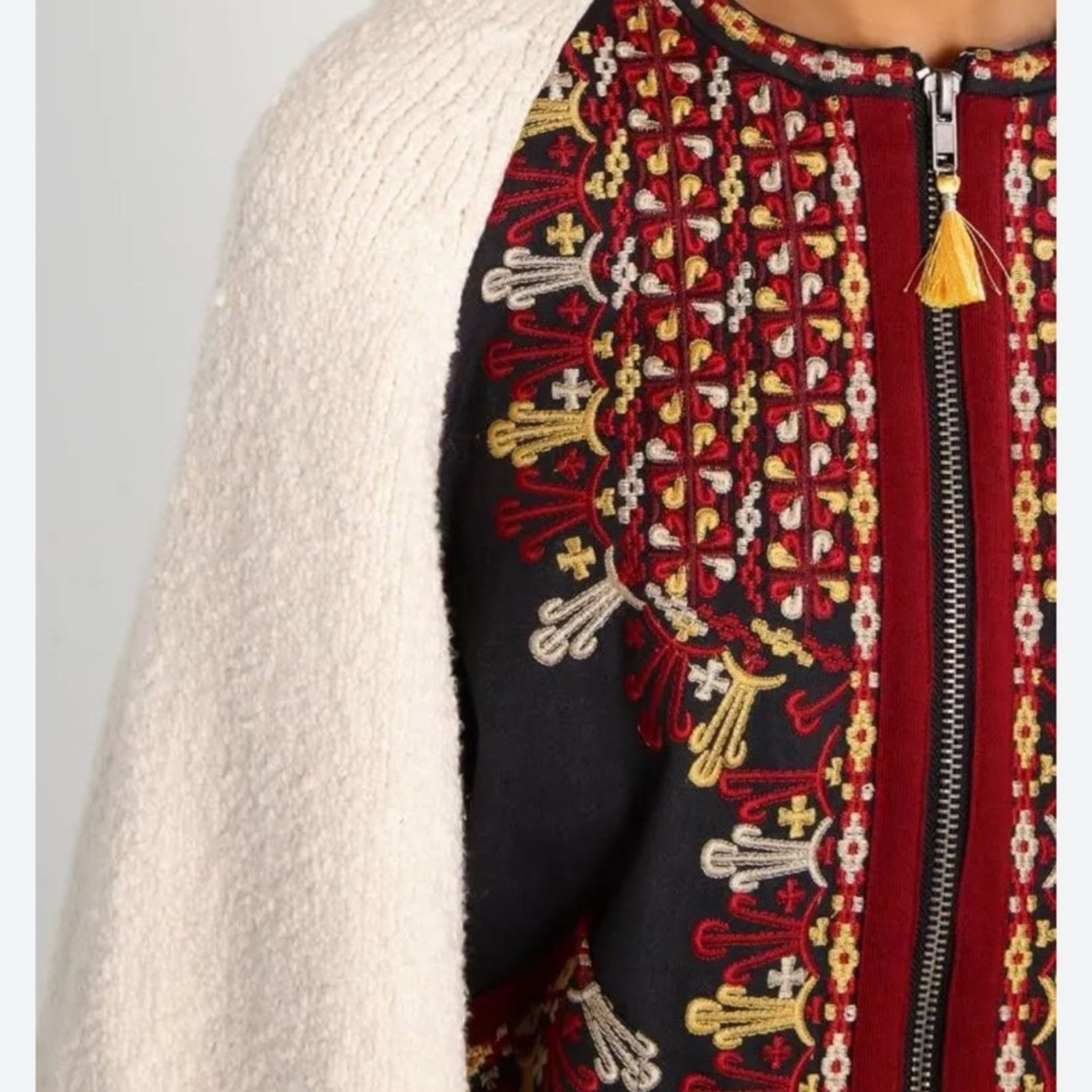 Free People FREE PEOPLE Two Faced Embroidered Jacket in Small Size S / US 4 / IT 40 - 11 Thumbnail