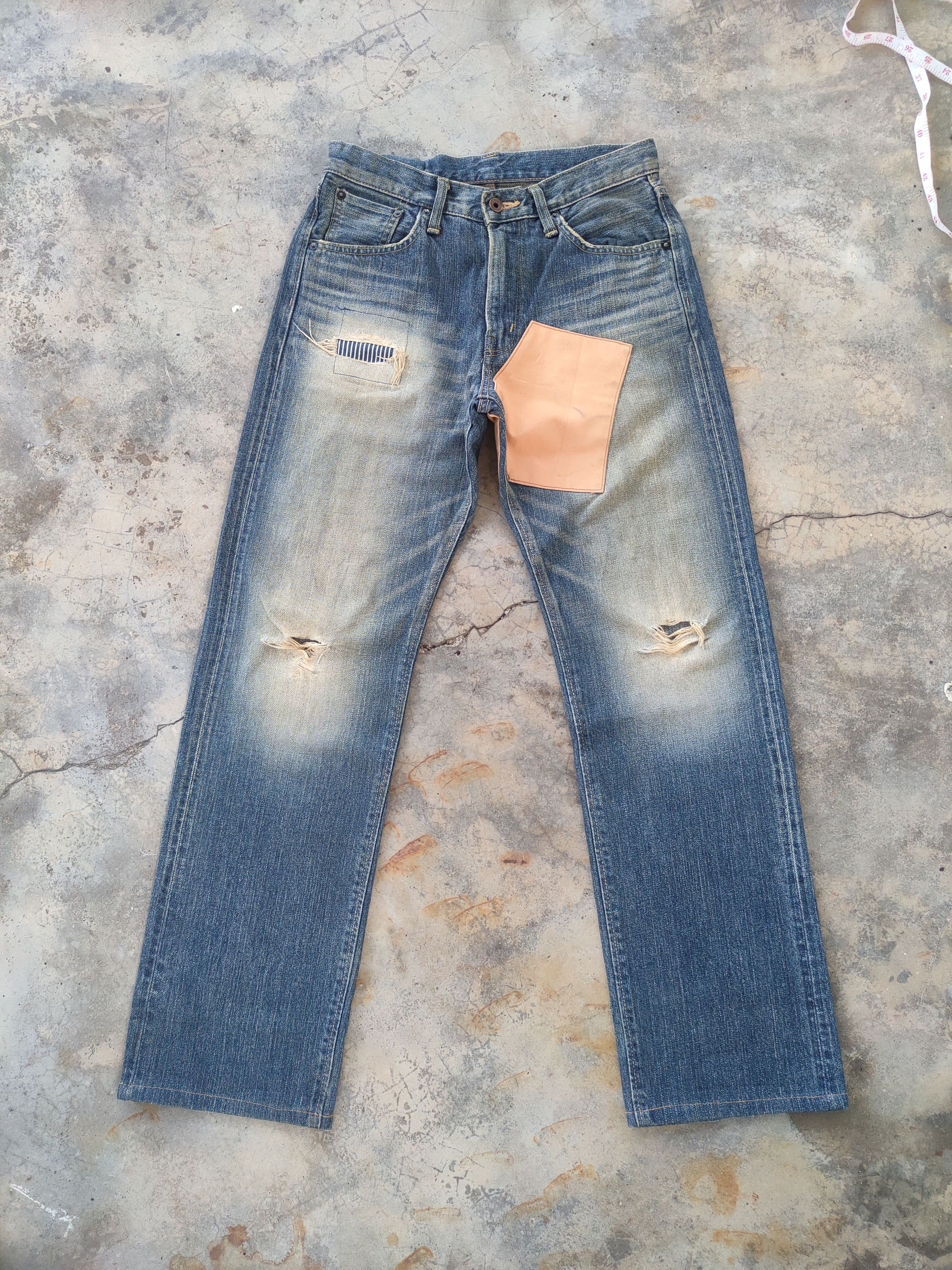 Edwin VINTAGE EDWIN SELVEDGE ORG TAG FADED DISTRESSED JEANS DENIM Size US 30 / EU 46 - 1 Thumbnail