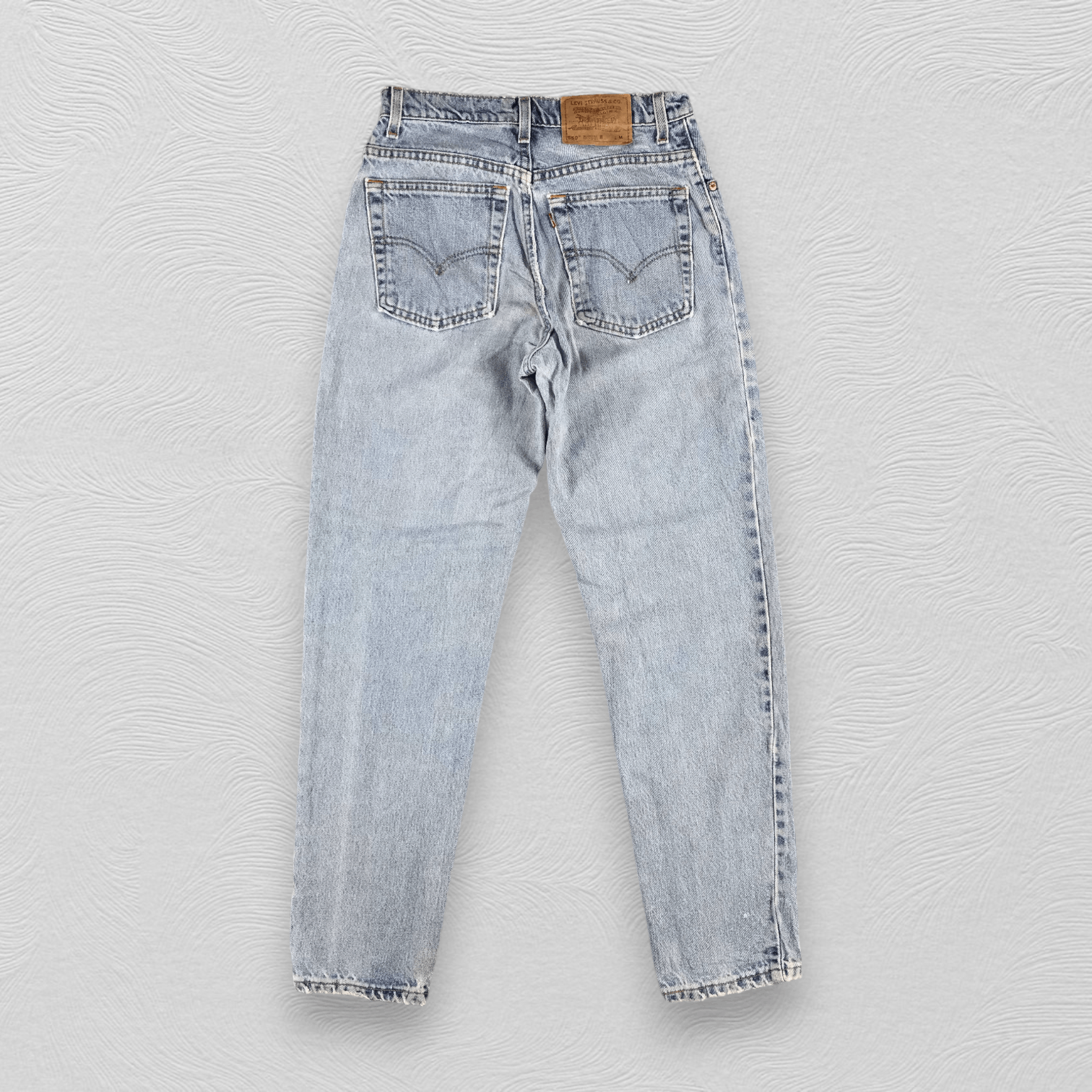 Levi's Vintage 90s Levis 550 Jeans Medium Wash Denim KJ846 Size US 29 - 2 Thumbnail
