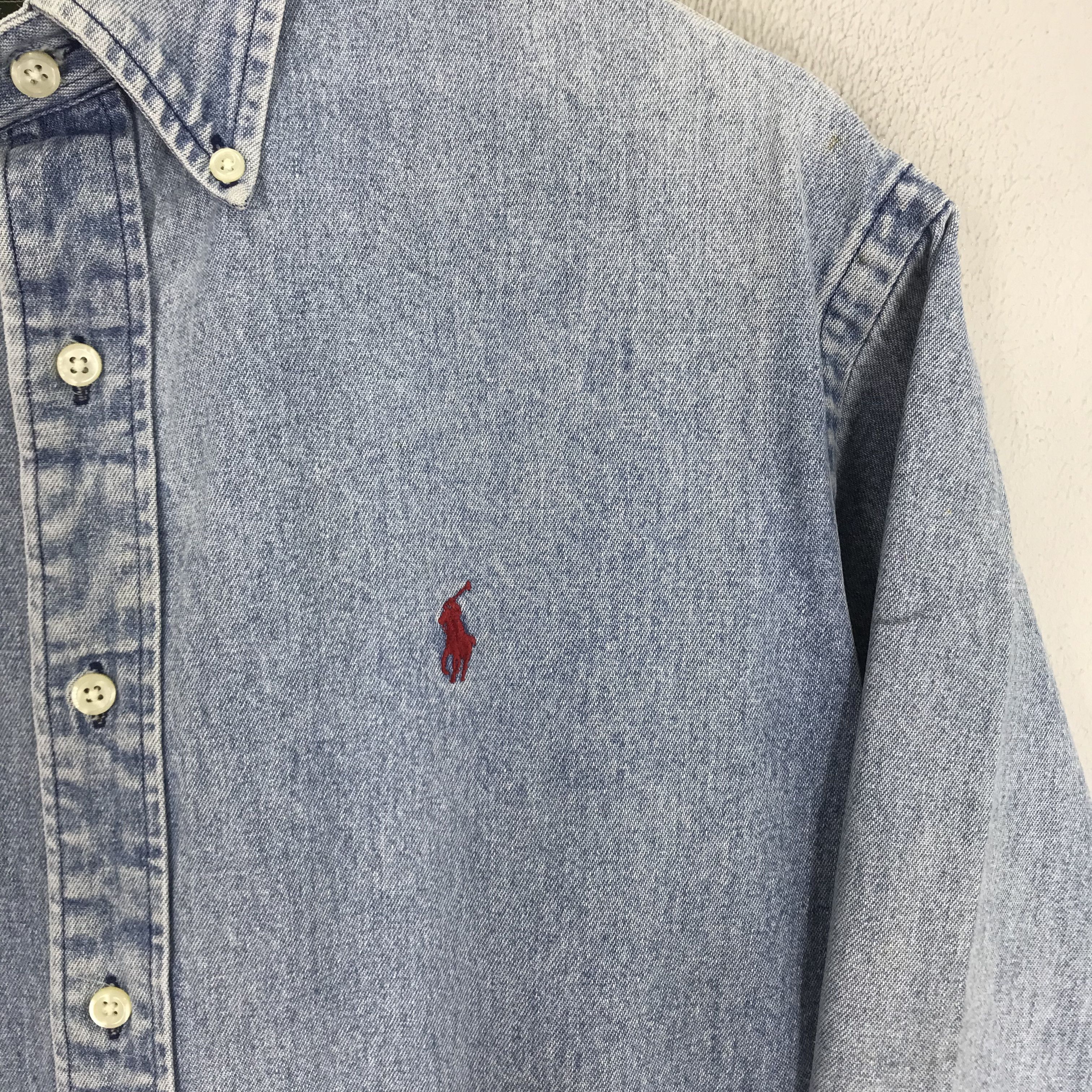 Polo Ralph Lauren × Ralph Lauren × Vintage Vintage 90's Polo Ralph Lauren Jeans Polo Pony Country Size US M / EU 48-50 / 2 - 5 Thumbnail
