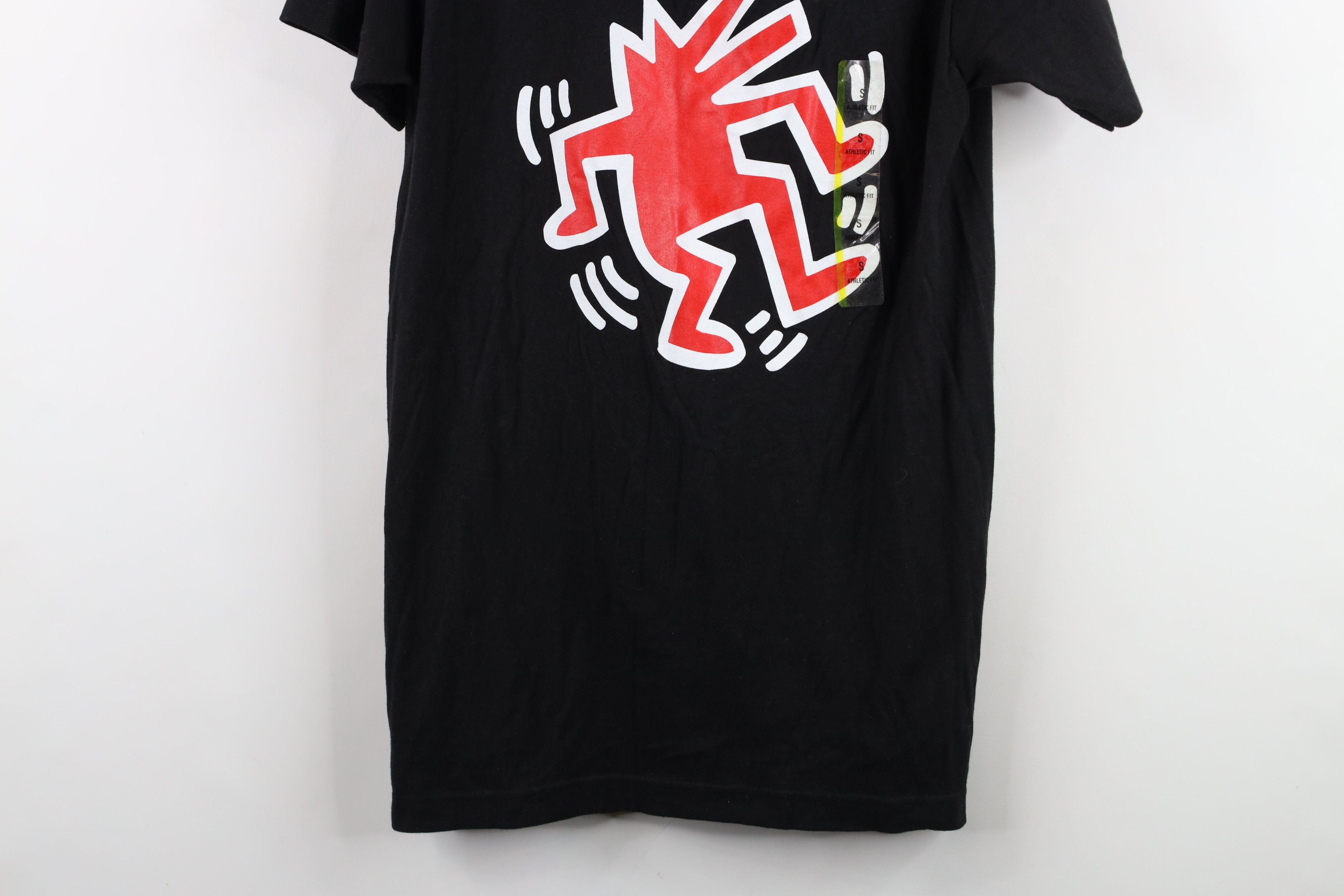 Vintage Deadstock Vintage Y2K Haring Art Barking Dog T-Shirt Black Size US S / EU 44-46 / 1 - 3 Thumbnail