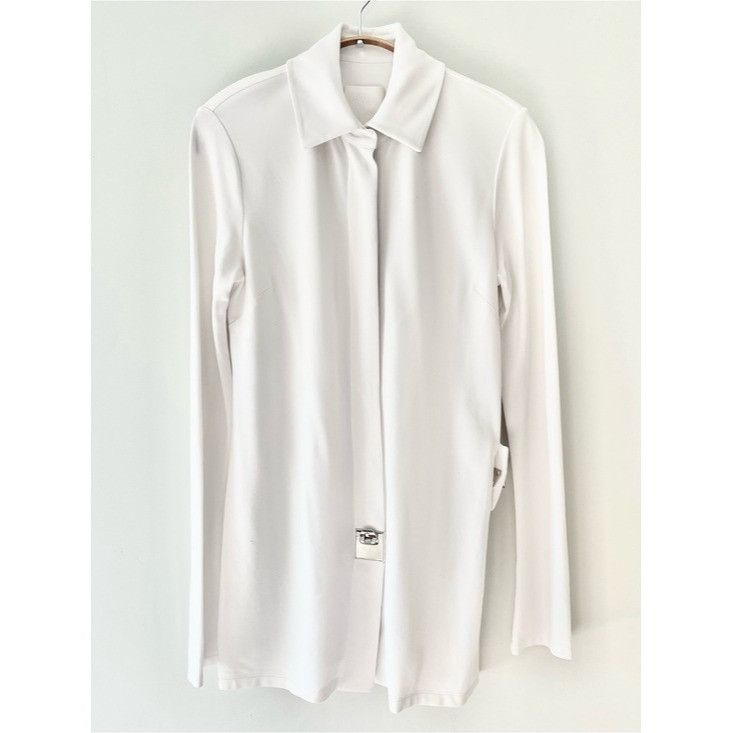 Givenchy Givenchy Riccardo Tisci Metal Clasp Technical Shirt Womens W Size XS / US 0-2 / IT 36-38 - 6 Thumbnail