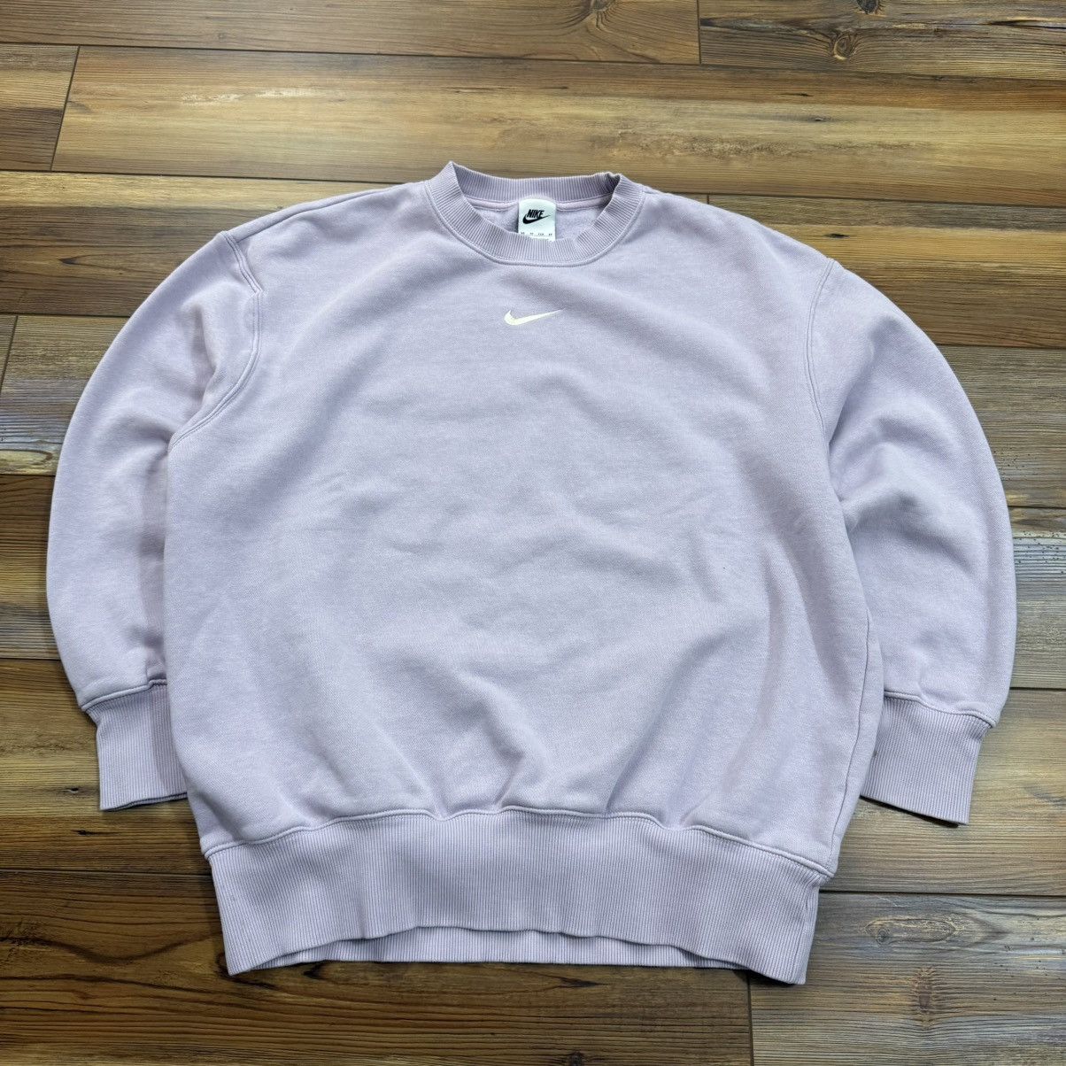 Nike Pink Nike Y2K Center Swoosh Crewneck Sweatshirt Size US M / EU 48-50 / 2 - 1 Thumbnail