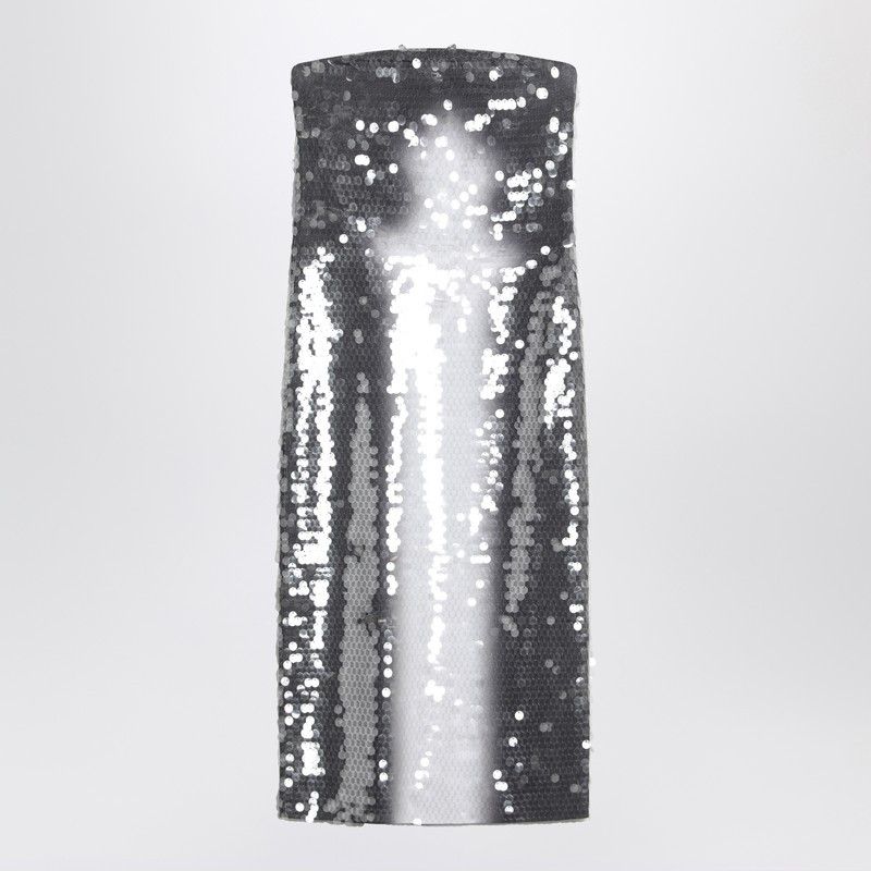 Sportmax Midi Dress With Gradient Sequin Effect