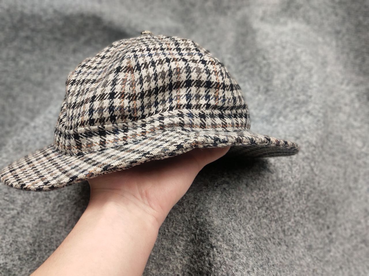 Barbour Vintage 70's Barbour Wool Tweed Sherlock Holmes trilby hat Size ONE SIZE - 16 Thumbnail