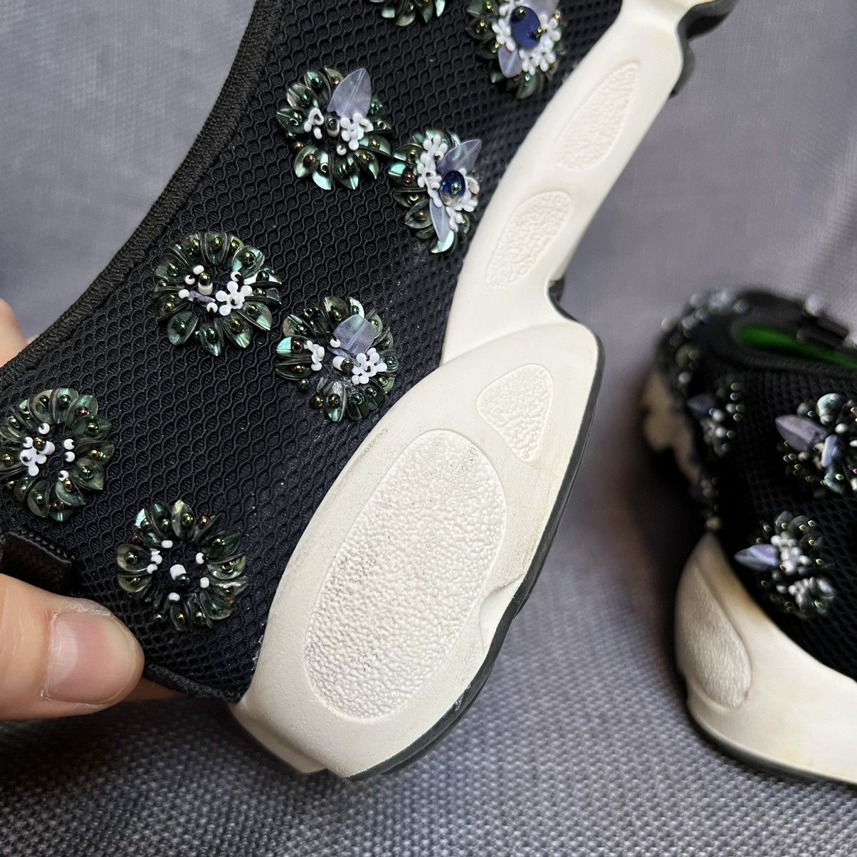 Dior Dior Fusion Embellished Mesh Sneakers Black Size US 8 / IT 38 - 14 Thumbnail