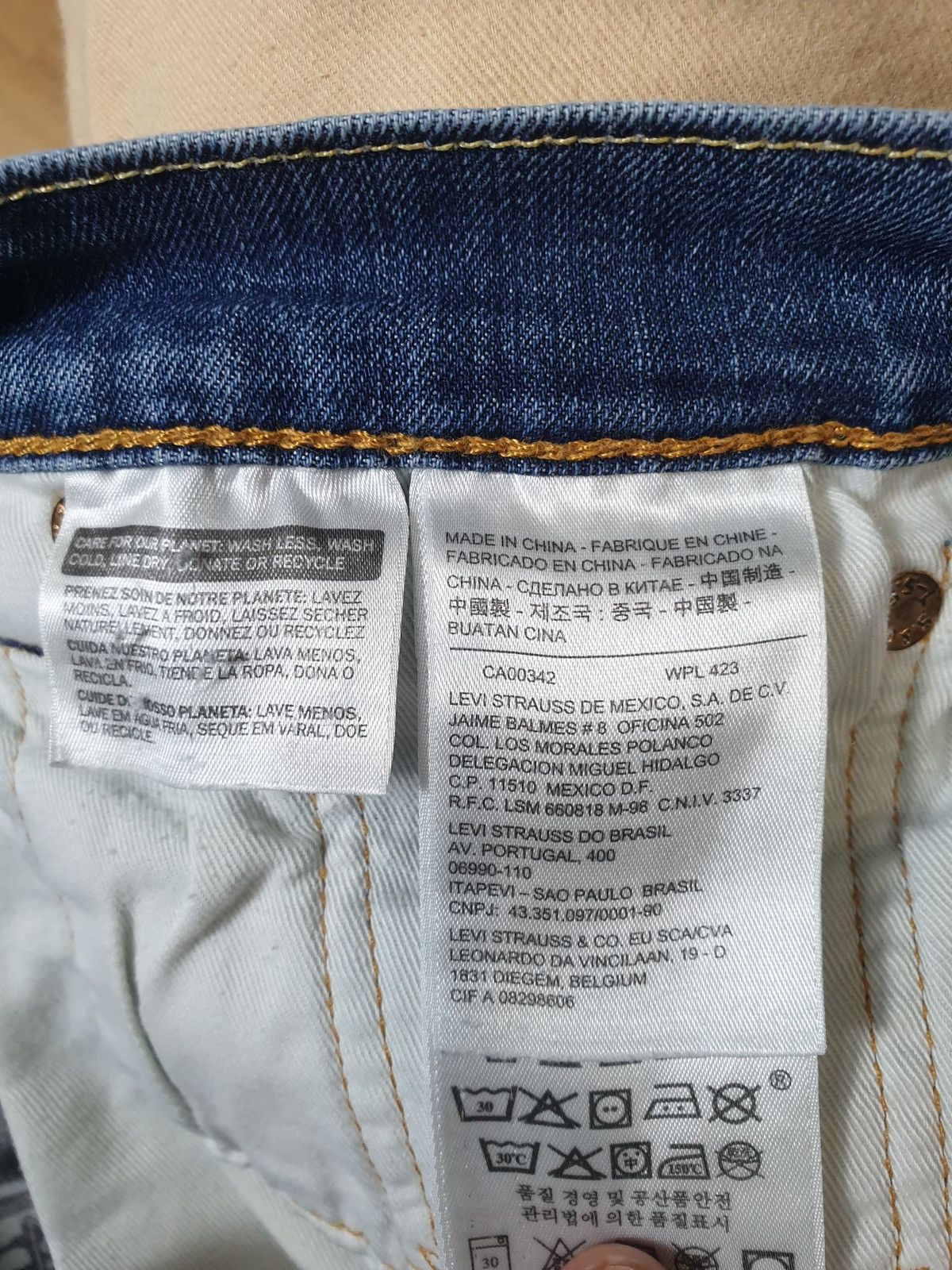 Levi's Levis 511 Distressed Grunge Rock Distressed Jeans Size US 31 - 4 Thumbnail