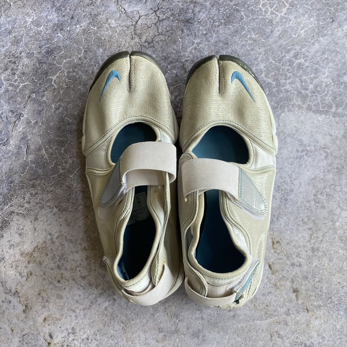 Nike Vintage 90's Air Rift B Black Leather OG Split Toe
