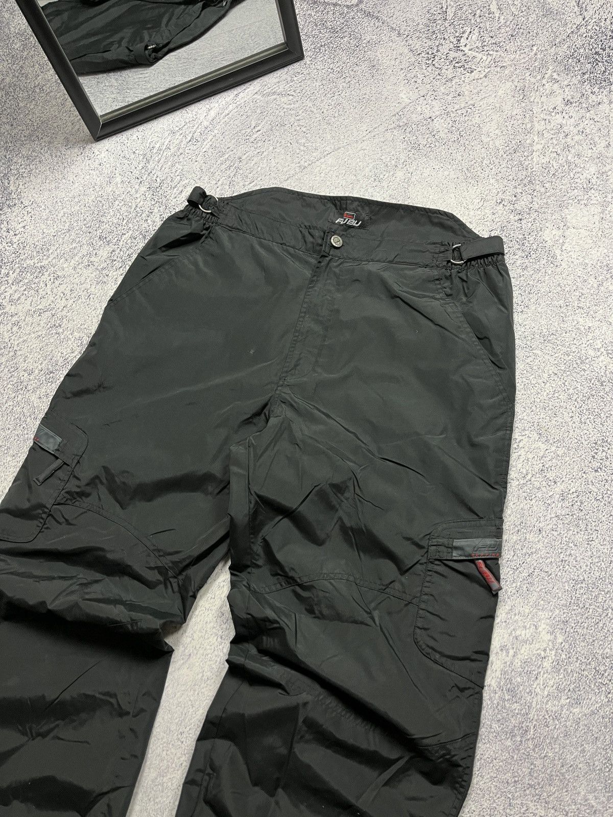 Fubu × Vintage Vintage Fubu Baggy Nylon Track Pants Y2K Joggers Rare Japan Size US 41 - 4 Thumbnail
