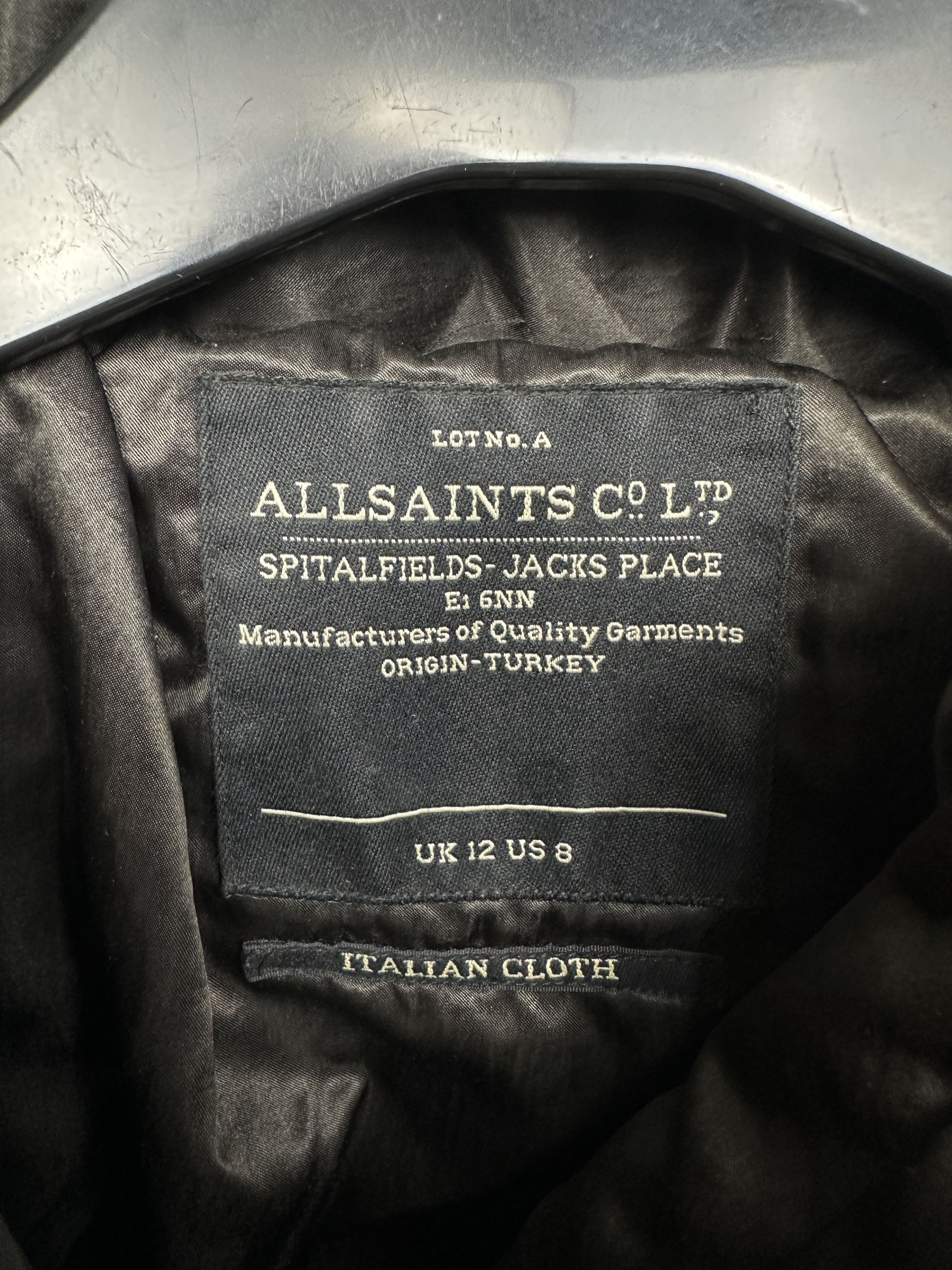 Allsaints Allsaints Womens Down Roche Jacket Italian Cloth Size M / US 6-8 / IT 42-44 - 3 Thumbnail