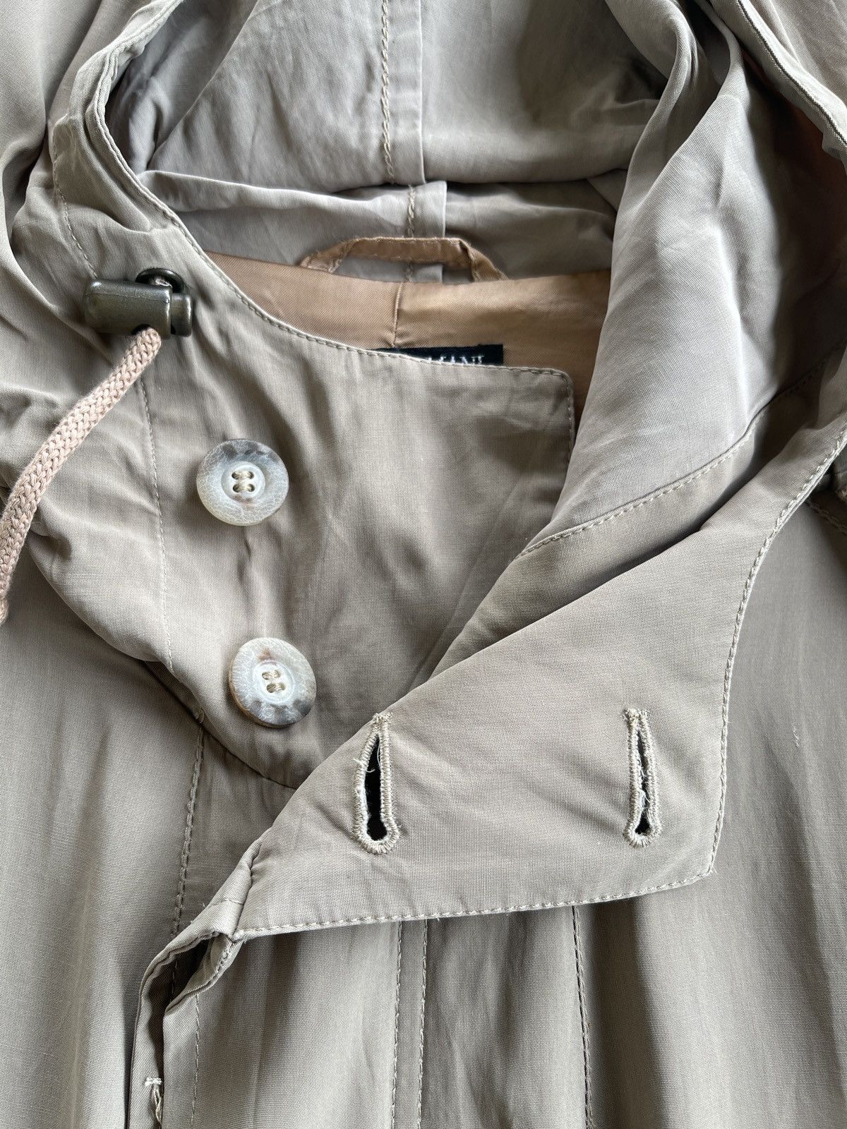 Giorgio Armani Giorgio Armani Rayon Parkas Hoodie Size US L / EU 52-54 / 3 - 7 Thumbnail