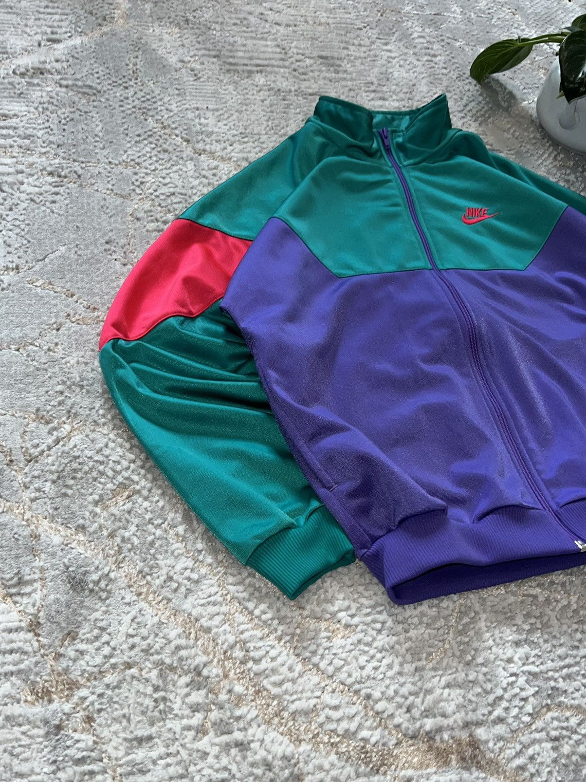 Nike × Vintage NIKE VINTAGE 90S ZIP SWEATSHIRT BOXY FIT Y2K CREWNECK Size US S / EU 44-46 / 1 - 3 Thumbnail