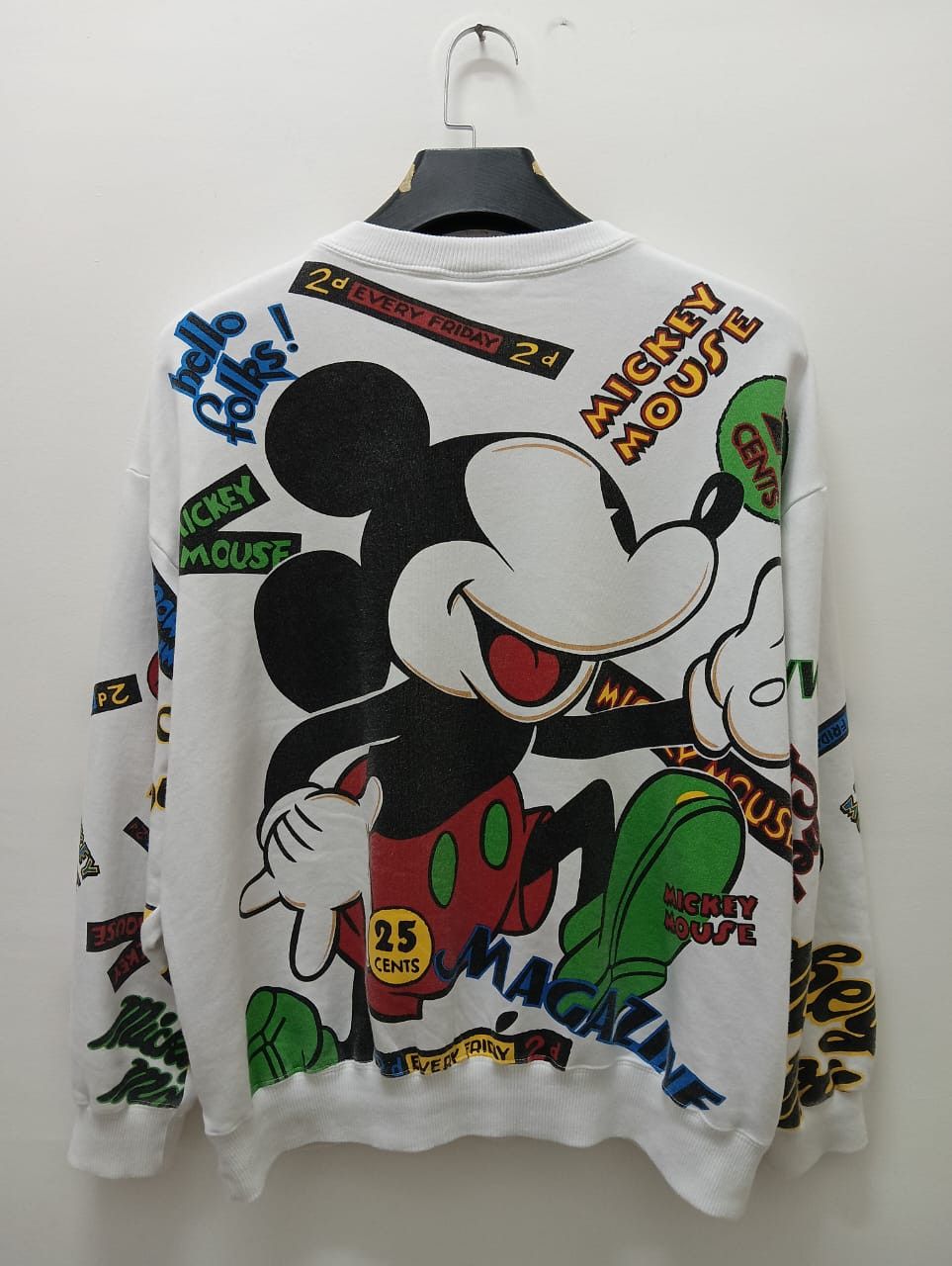 Mickey Mouse Vintage 90s Mickey Mouse Sweatshirt japan Size US L / EU 52-54 / 3 - 4 Thumbnail