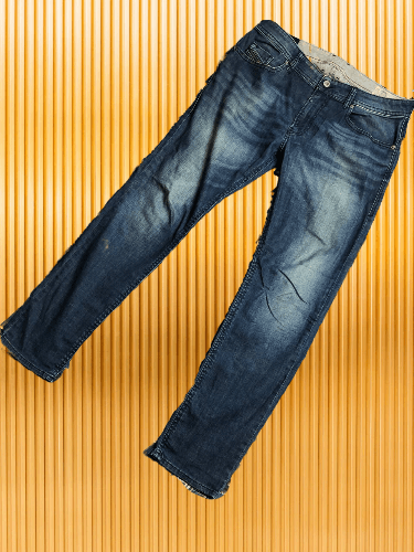 Diesel × Vintage Vintage Diesel Y2K distressed Flare denim pants Size US 34 / EU 50 - 1 Thumbnail