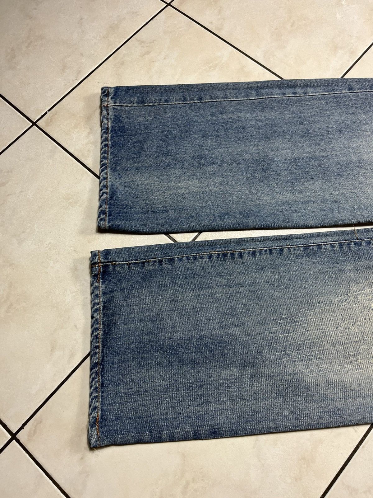 Energie × Vintage Vintage Energie gold baggy washed distressed ripped jeans Size US 36 / EU 52 - 10 Thumbnail