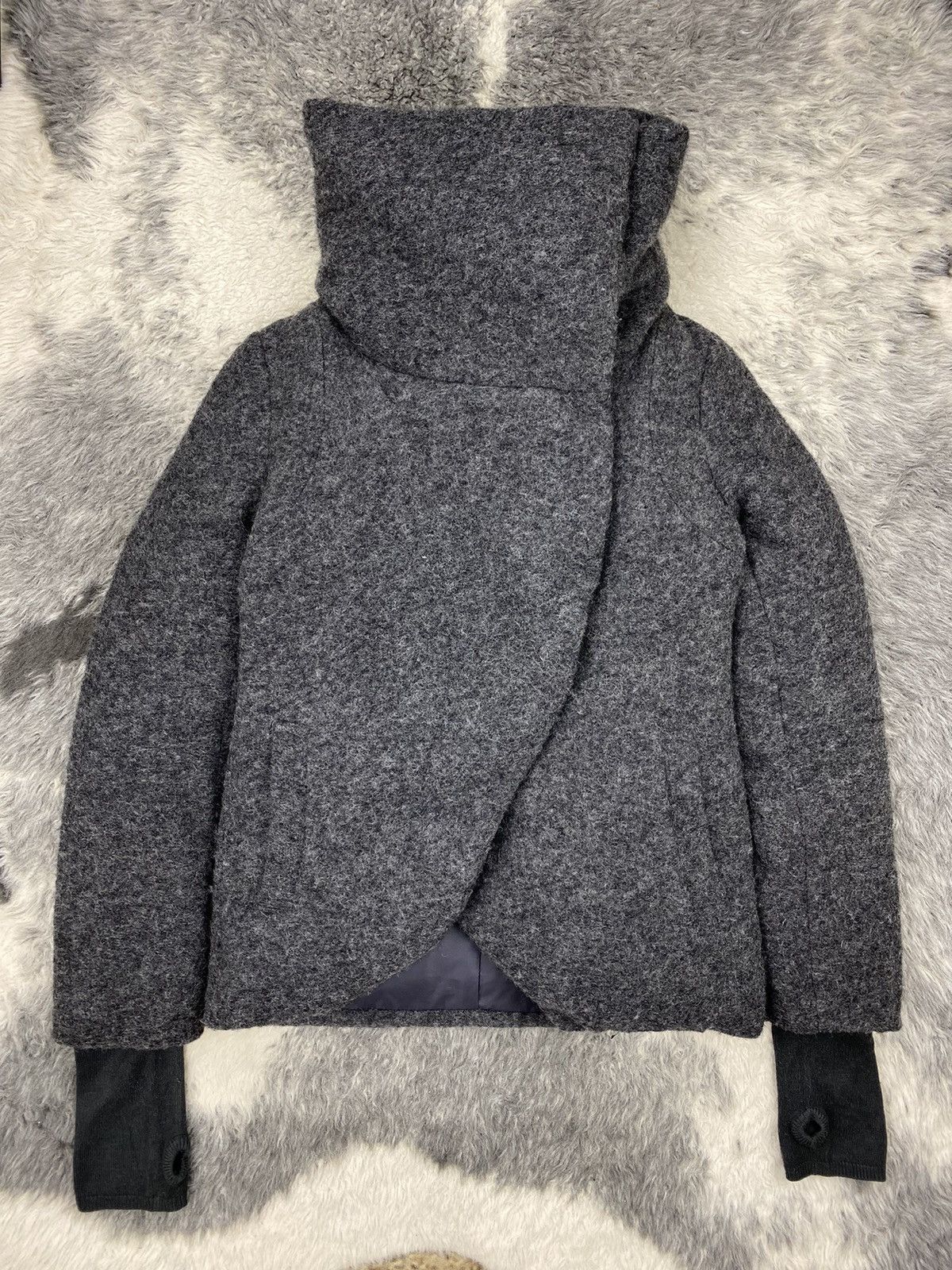 If Six Was Nine × Le Grande Bleu (L.G.B.) SLY Monster Collar Down Jacket - Very Rare Design Size M / US 6-8 / IT 42-44 - 2 Thumbnail