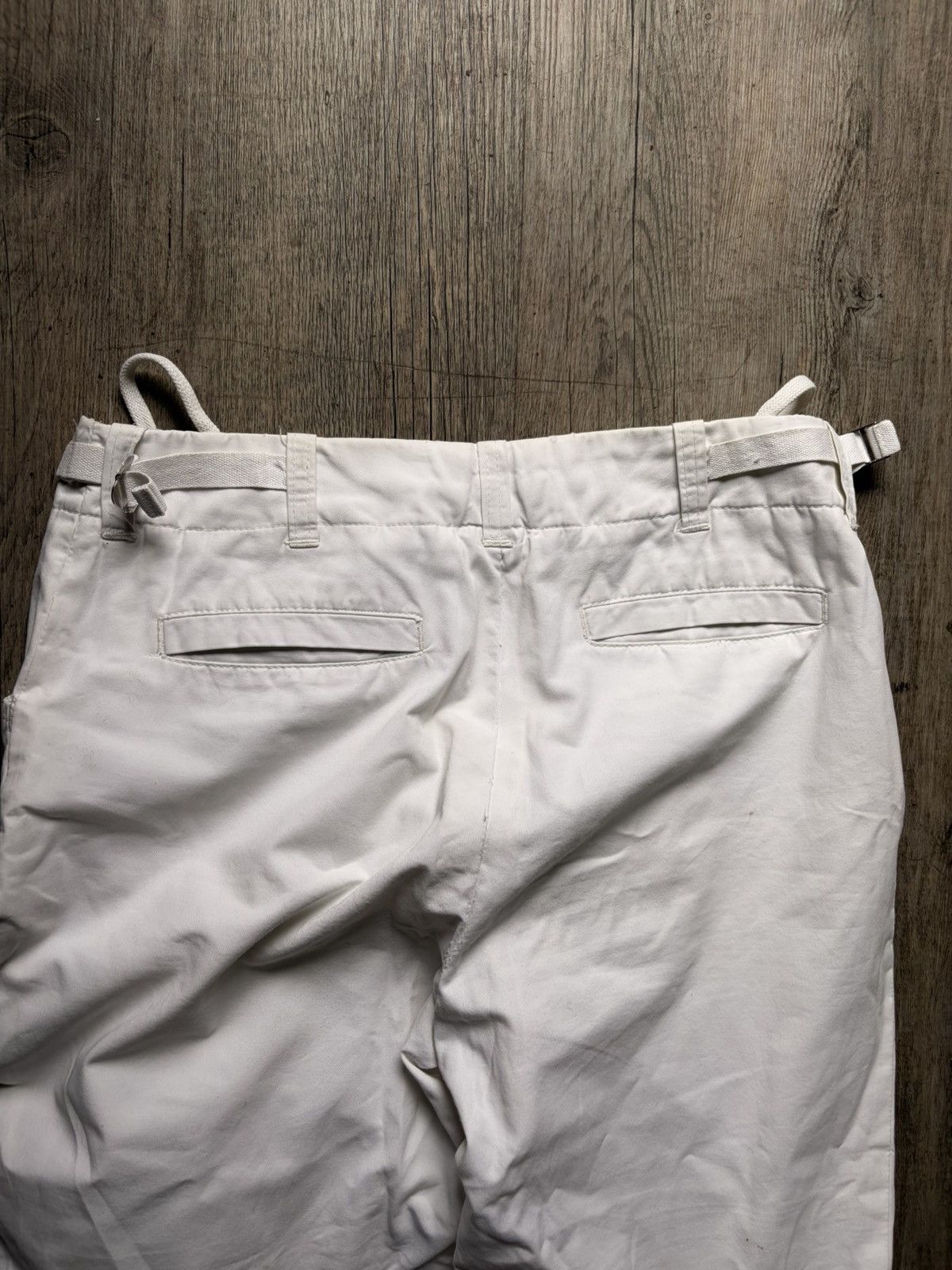 Helmut Lang AW99 Helmut Lang Astro Biker light cotton Pants Size US 26 / EU 42 - 6 Thumbnail