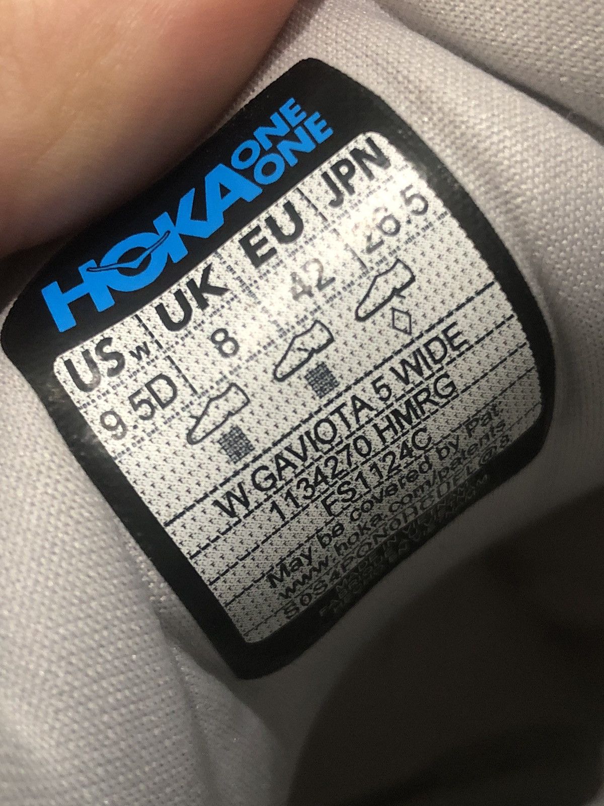Hoka Hoka One One Gaviota 5 Wide Running Shoes Womens Size 9.5 Size US 9.5 / IT 39.5 - 18 Thumbnail