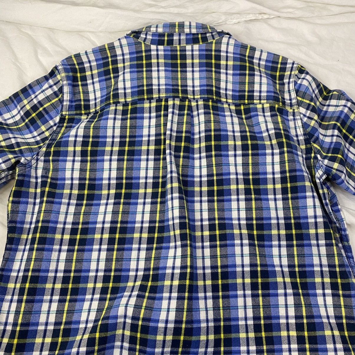 Eddie Bauer Eddie Bauer Dress Shirt Mens Plaid Sz XL Blue Yellow *FLAW Size US XL / EU 56 / 4 - 5 Thumbnail