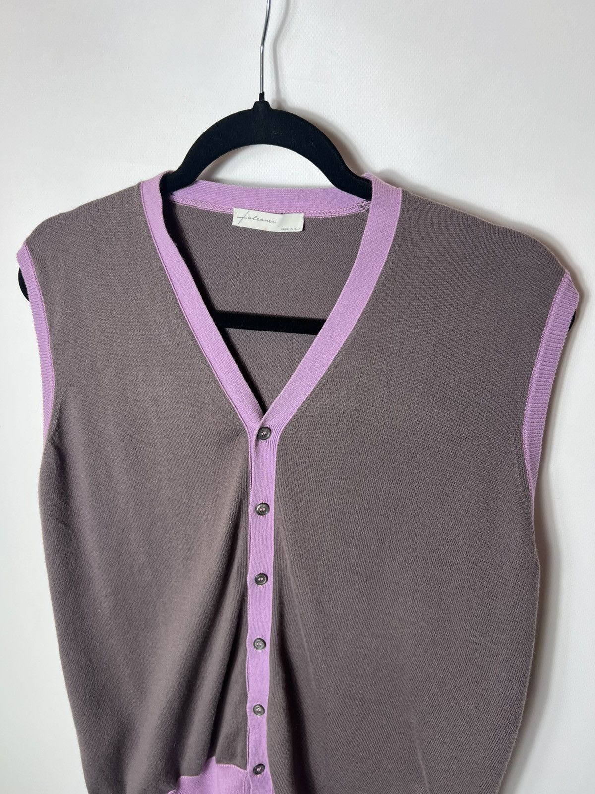 Vintage Vintage luxury designer Falconeri Button up Vest Size 52 Size US L / EU 52-54 / 3 - 2 Thumbnail