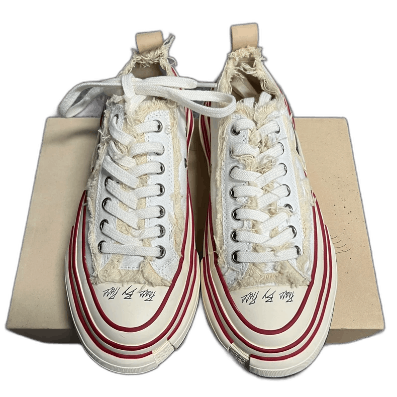 xVESSEL Xvessel's latest white trendy and versatile low-cut sneakers Size US 5 / EU 37 - 1 Thumbnail