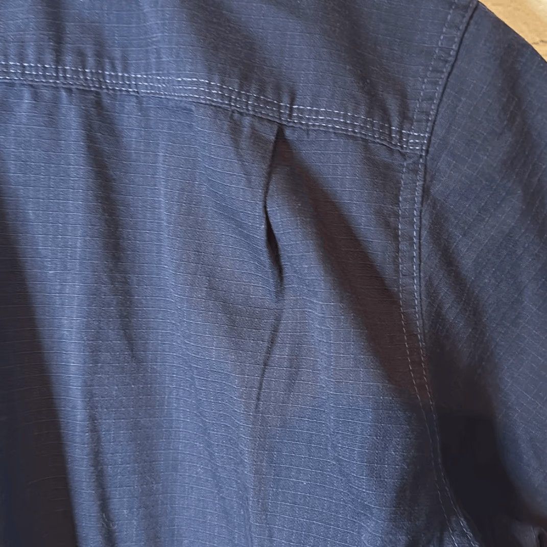 Carhartt Carhartt Ripstop Medical Scrub Short Sleeve Top Shirt L Men Blue Size US L / EU 52-54 / 3 - 5 Thumbnail