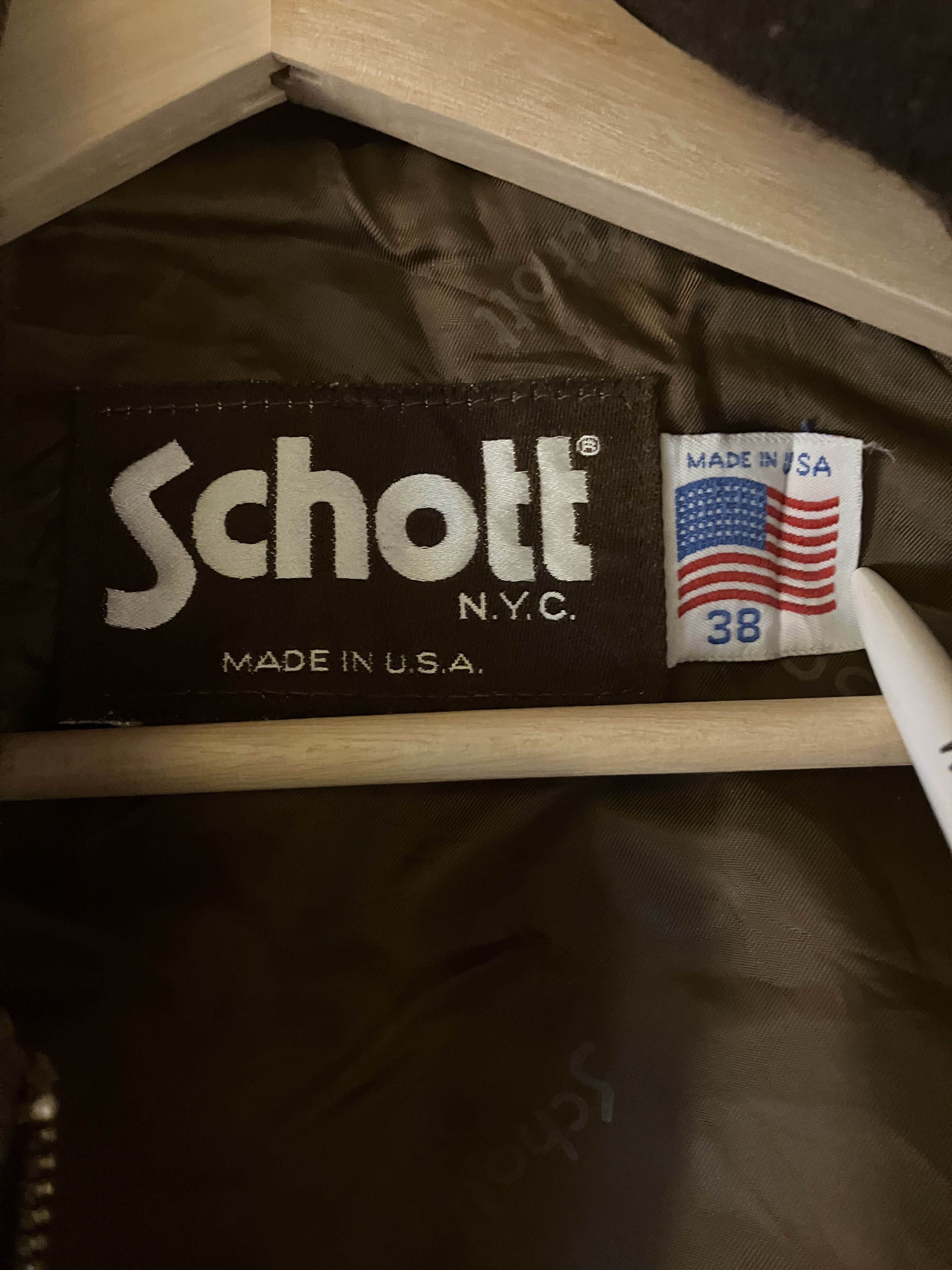 Schott Vintage Suede Schott Bomber Size US S / EU 44-46 / 1 - 2 Thumbnail