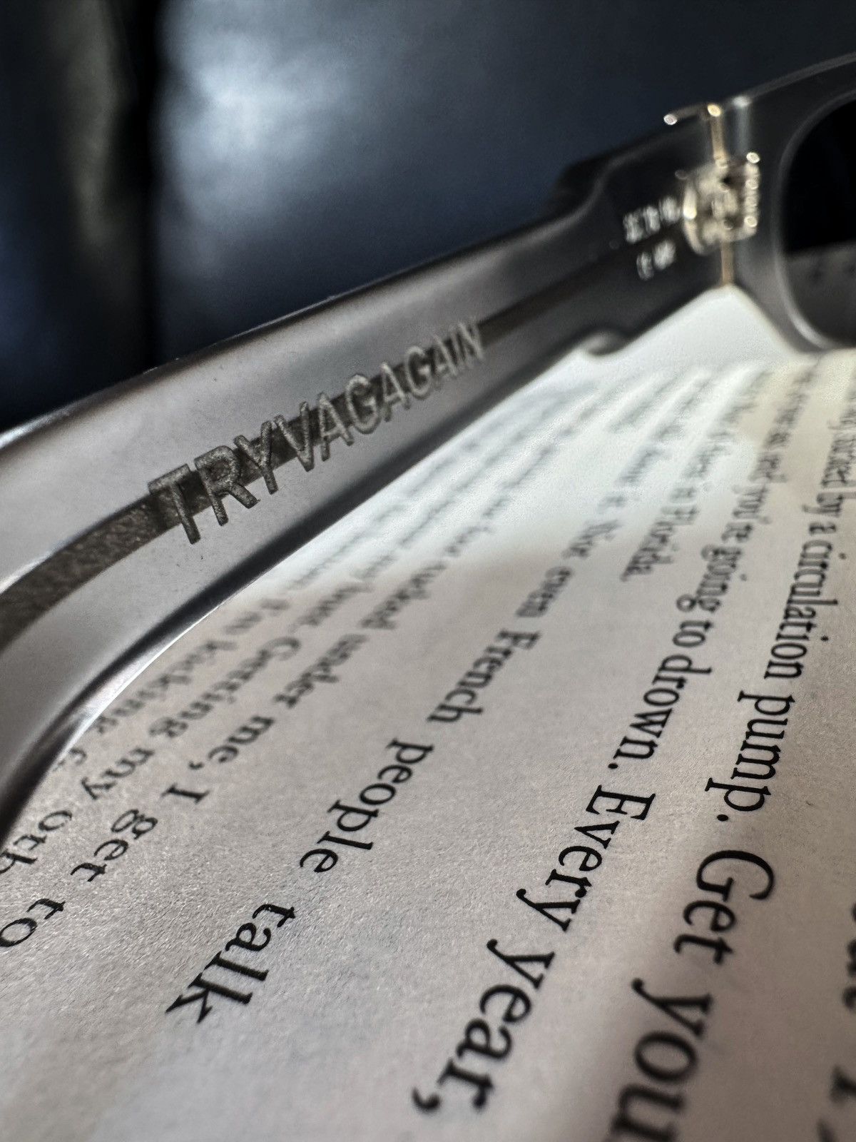 Chrome Hearts Chrome Hearts Tryvagagain Sunglasses Size ONE SIZE - 12 Thumbnail