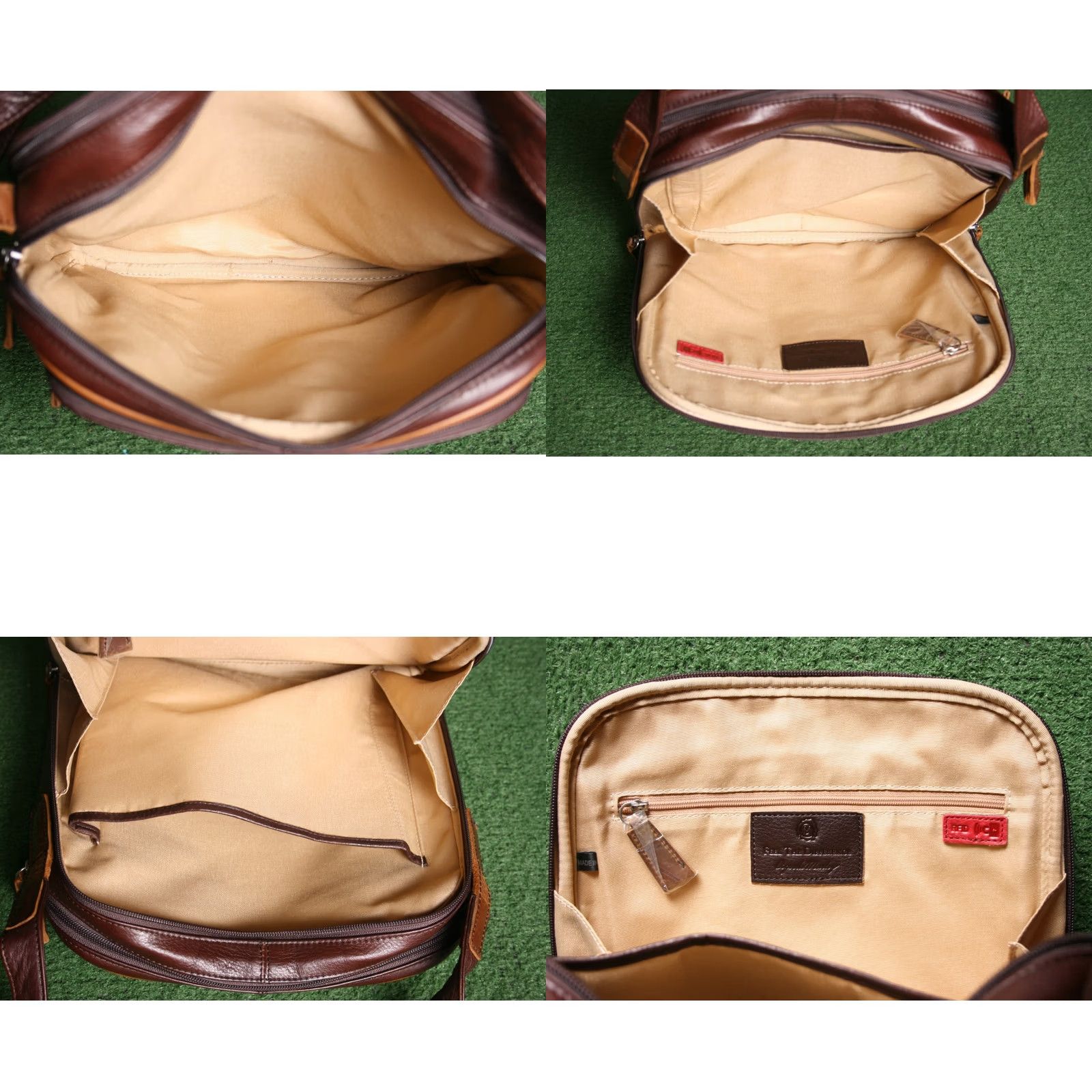 Vintage OSGOODE MARLEY Calvin Crossbody Traveler Leather RFID Brown Bag Mens Small Travel Organizer Zip Size ONE SIZE - 8 Thumbnail
