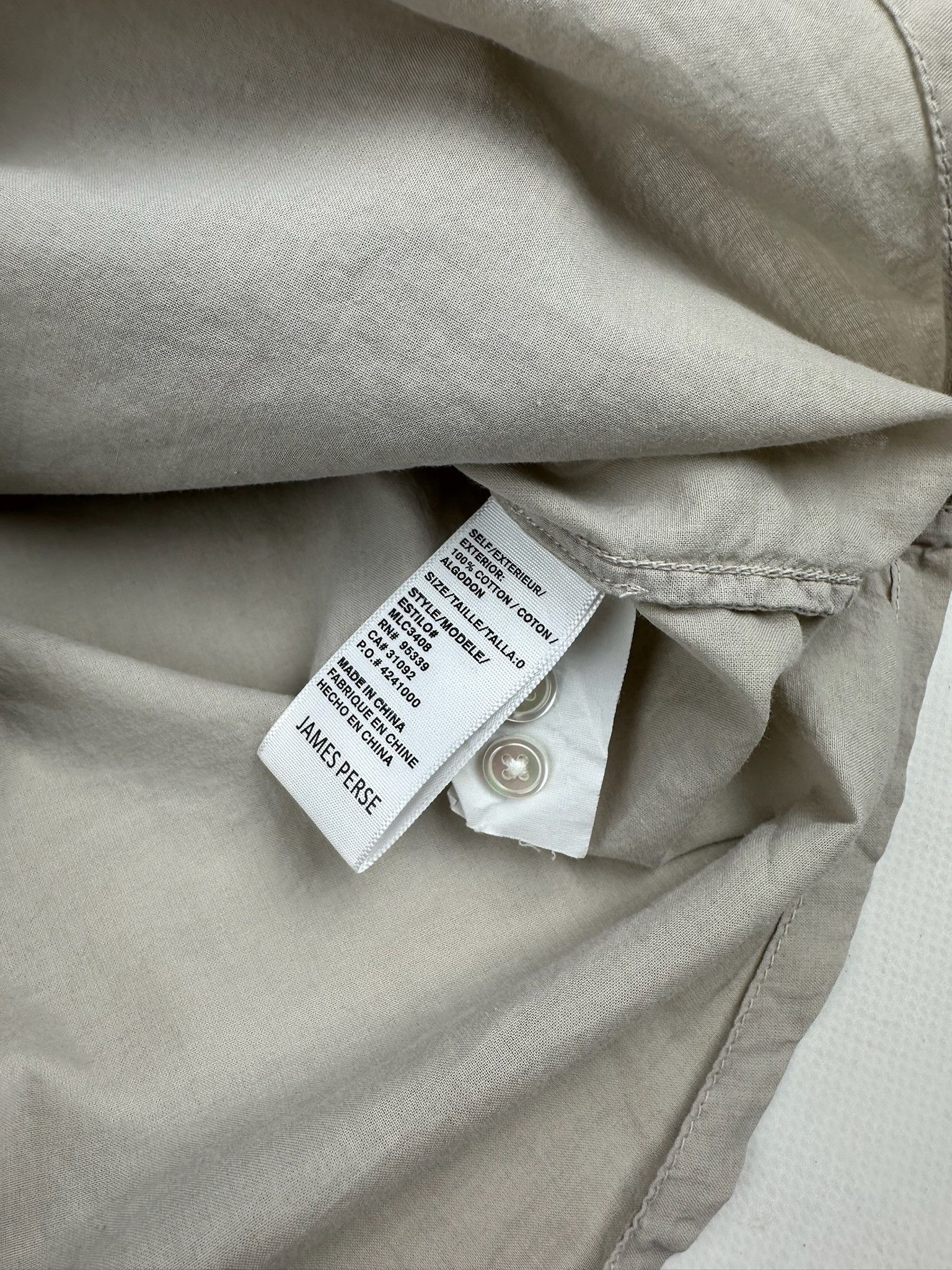 James Perse James Perse Los Angeles button up Shirt Size US XS / EU 42 / 0 - 4 Thumbnail