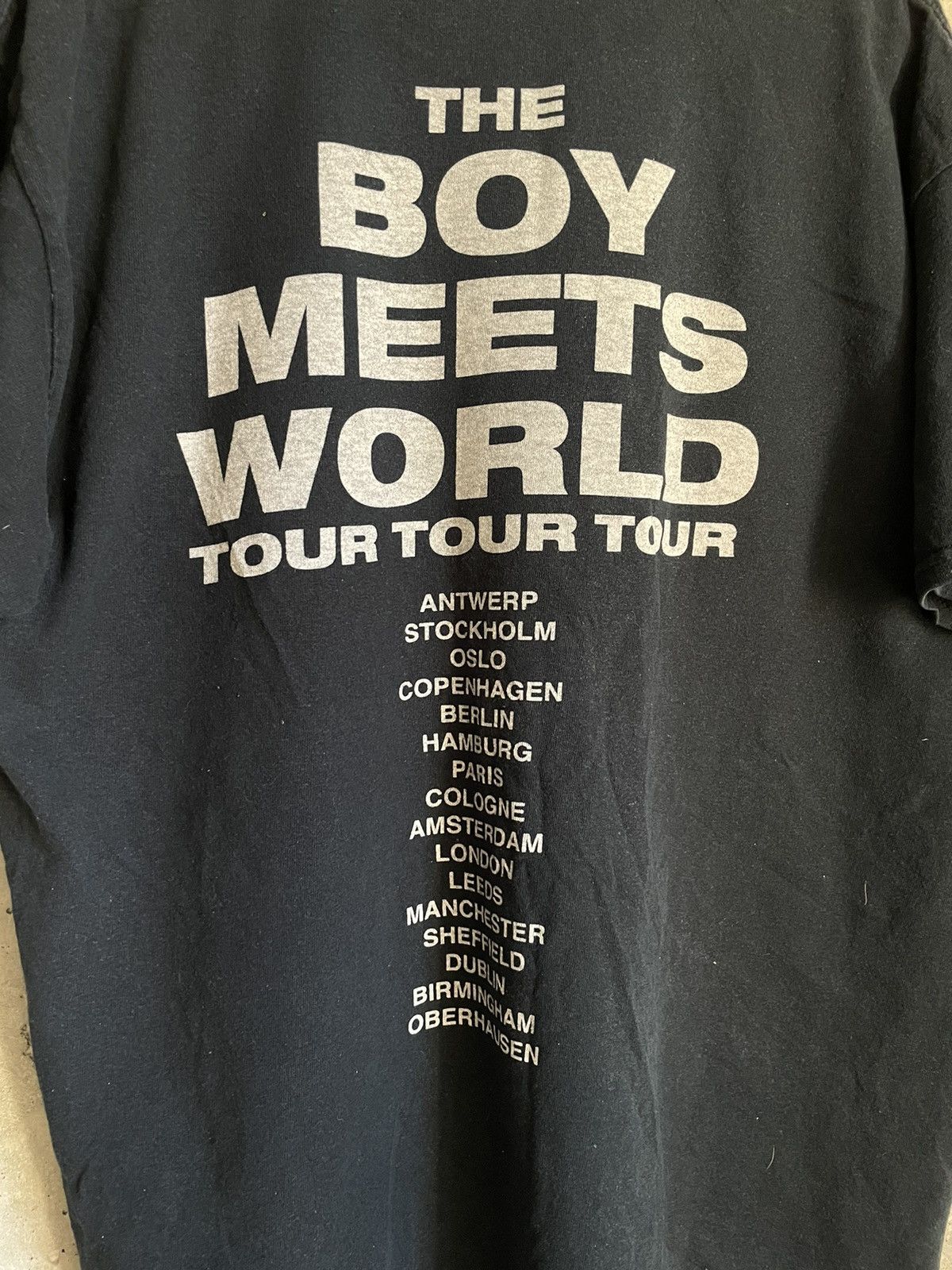 Band Tees DRAKE THE BOY MEETS WORLD TOUR FADED BOXY RAP T SHIRT Y2k Size US L / EU 52-54 / 3 - 8 Thumbnail