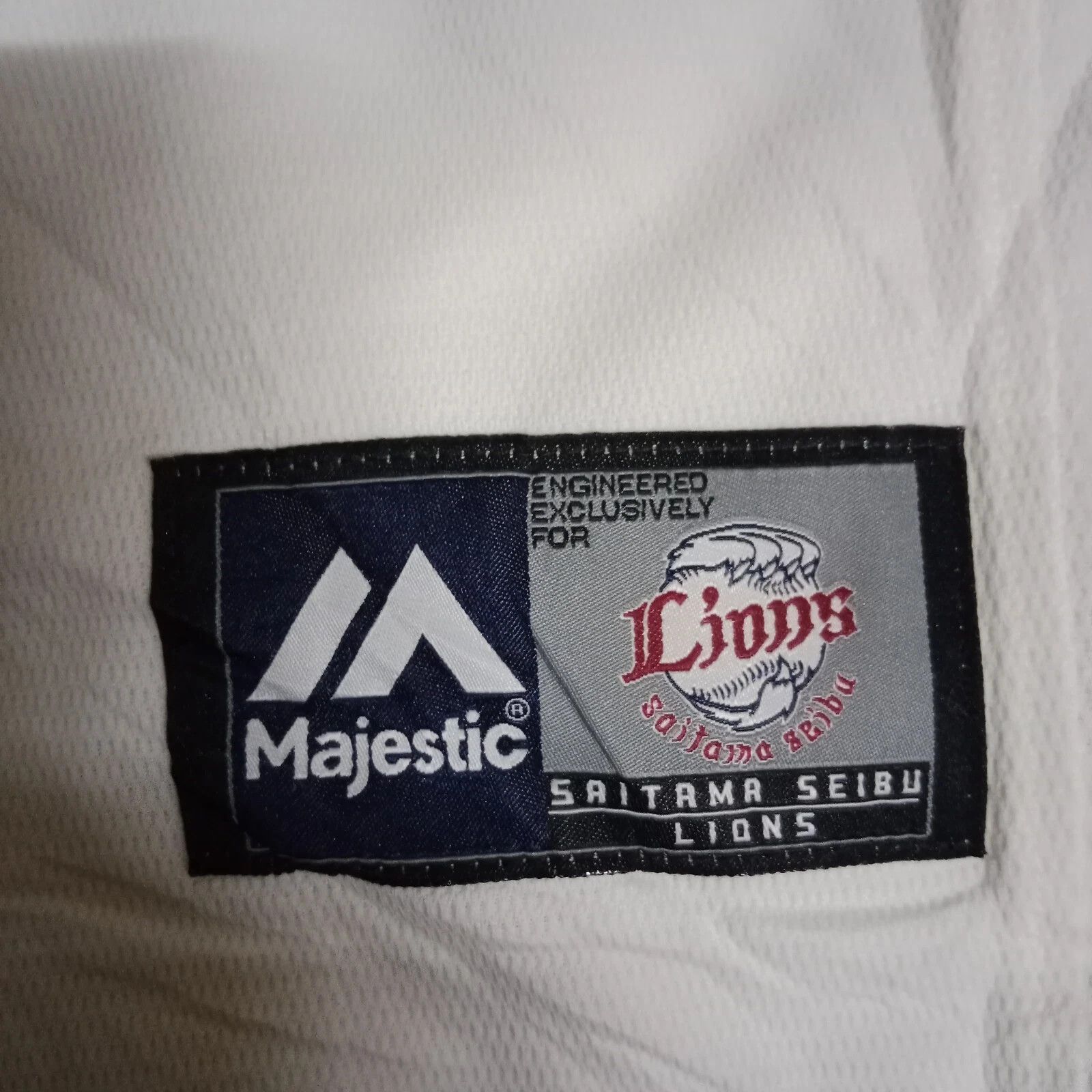 Majestic Saitama Seibu Lions Yuji Kaneko NPB Baseball Jersey MLB Size US L / EU 52-54 / 3 - 4 Thumbnail