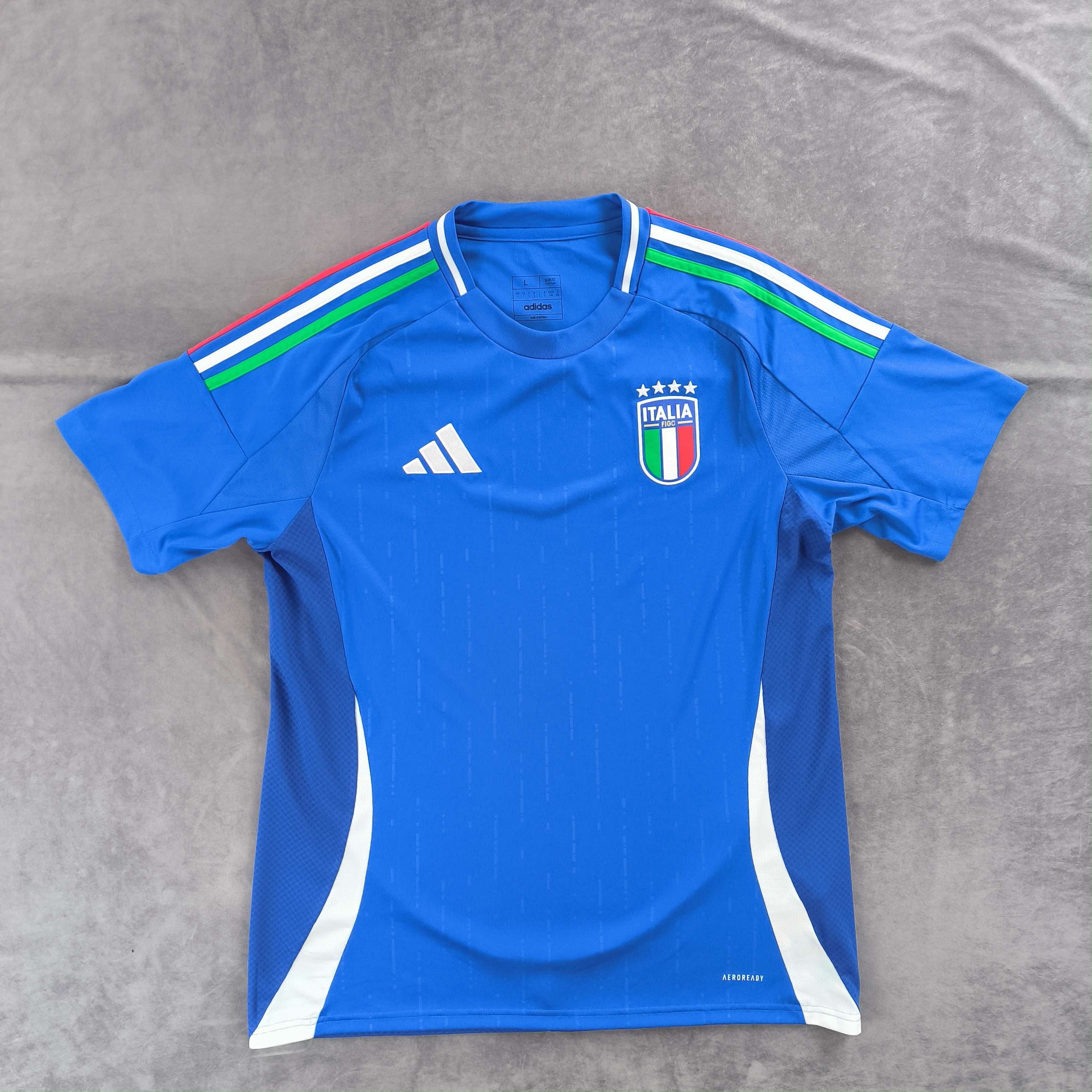 Adidas Italy 2024-25 Adidas home football jersey shirt size L Size US L / EU 52-54 / 3 - 1 Thumbnail