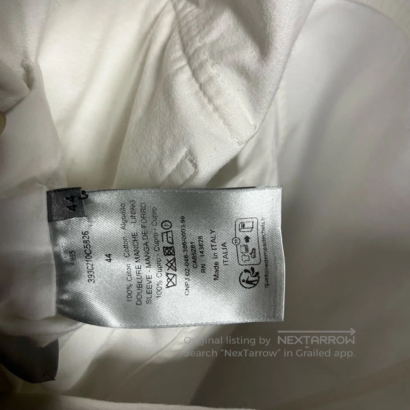 Dior Dior Solid-color stand-up collar zipper long-sleeve jacket Size US XL / EU 56 / 4 - 4 Thumbnail