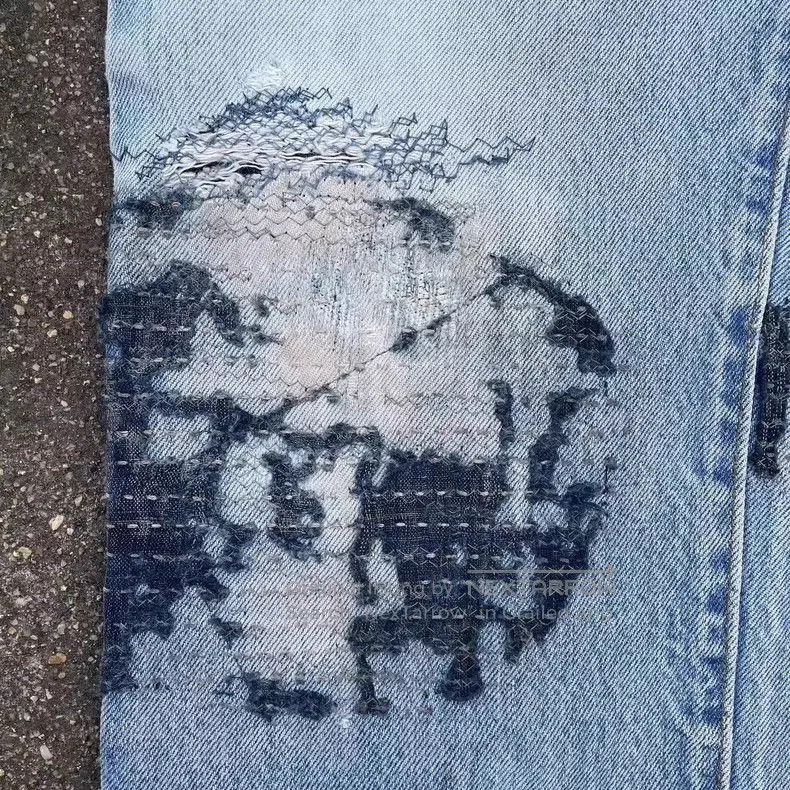 Vuja De Vujade x Proleta Re Art jeans- Size US 28 / EU 44 - 3 Thumbnail