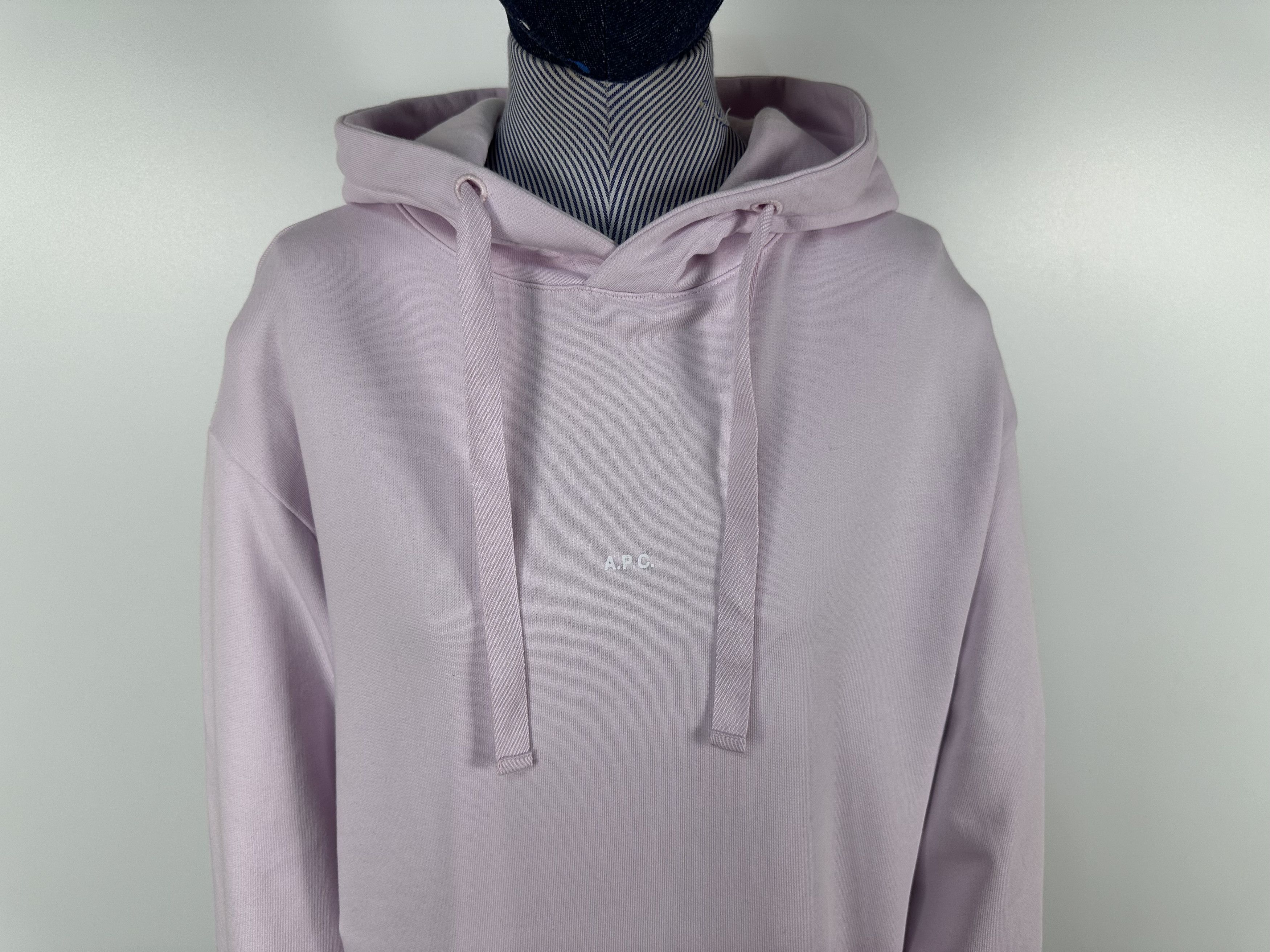 A.P.C. × Grailed A.P.C. Hoodie Pink Logo Womens Size M Size M / US 6-8 / IT 42-44 - 3 Thumbnail