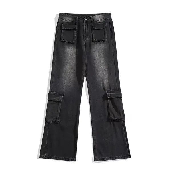 VIBE Retro multi-pocket contrast work straight-leg jeans Size US 32 / EU 48 - 7 Thumbnail
