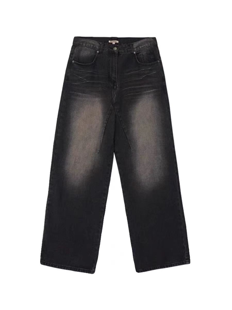 Japanese Brand × Jean baggy casual washed ripple wide-leg denim trousers Size US 30 / EU 46 - 3 Thumbnail