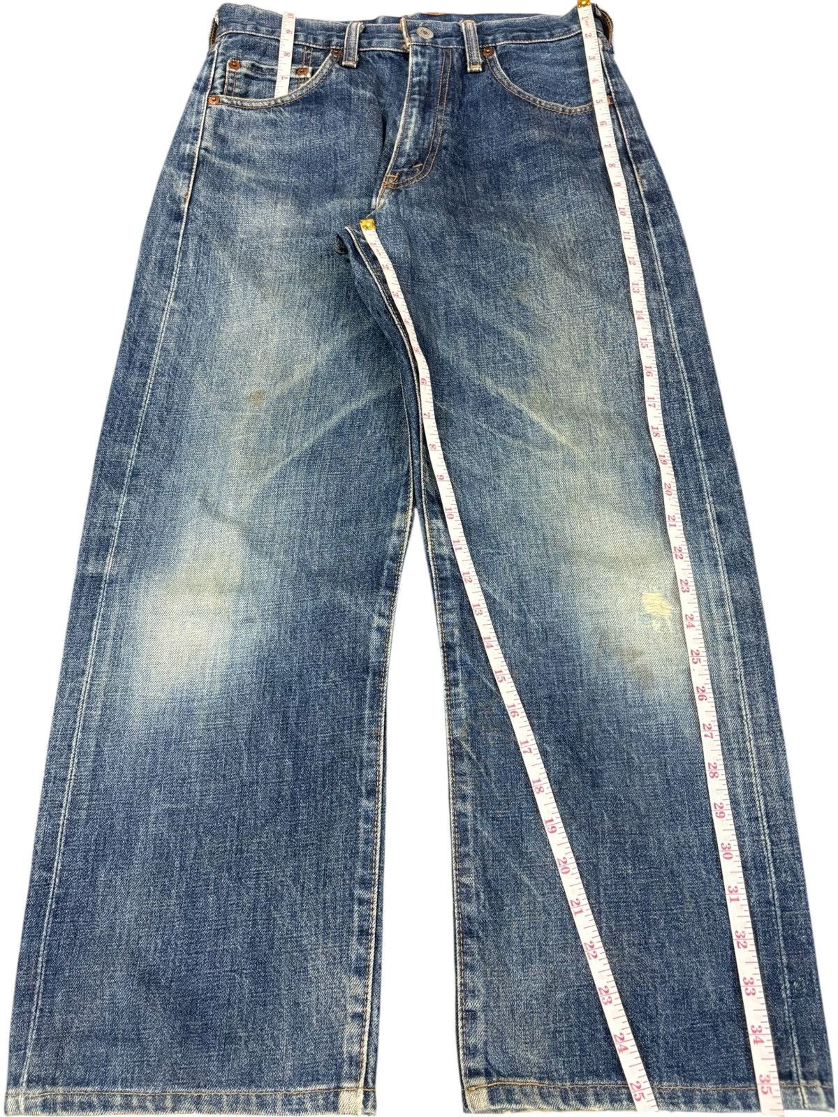 Levi's Vintage 80s Levi’s 502 Big E Selvedge Baggy Jeans Size US 28 / EU 44 - 13 Thumbnail