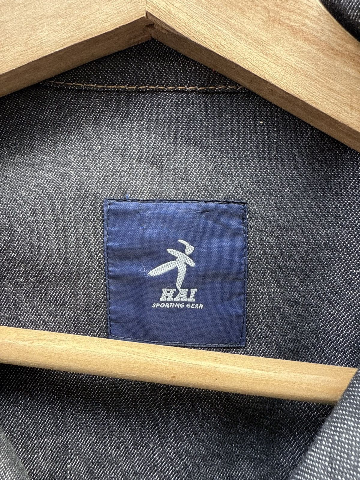 Hai Sporting Gear Vintage HAI SPORTING GEAR by Issey Miyake Chore Denim Jacket Size US M / EU 48-50 / 2 - 2 Thumbnail