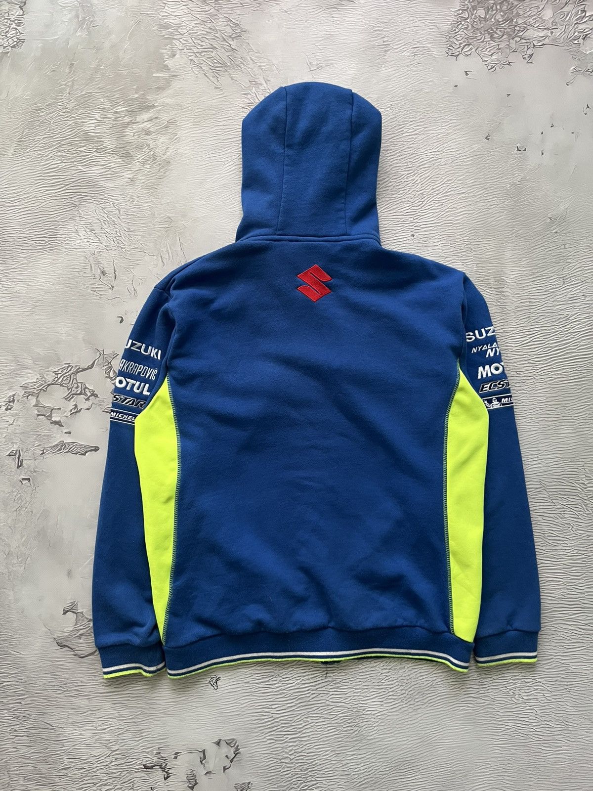 Vintage Vintage Y2K Suzuki Racing Moto Zip Hoodie Men's Size: M Size US M / EU 48-50 / 2 - 4 Thumbnail