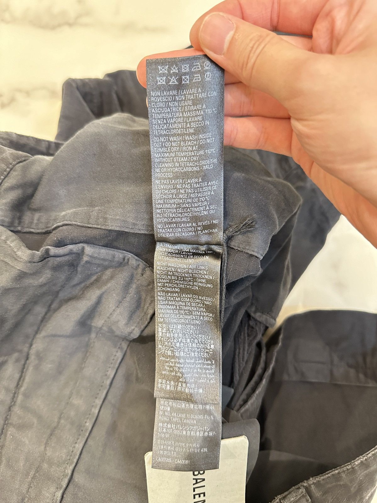 Balenciaga Balenciaga Destroyed Cargo Pants Mud Dyed Size US 36 / EU 52 - 14 Thumbnail