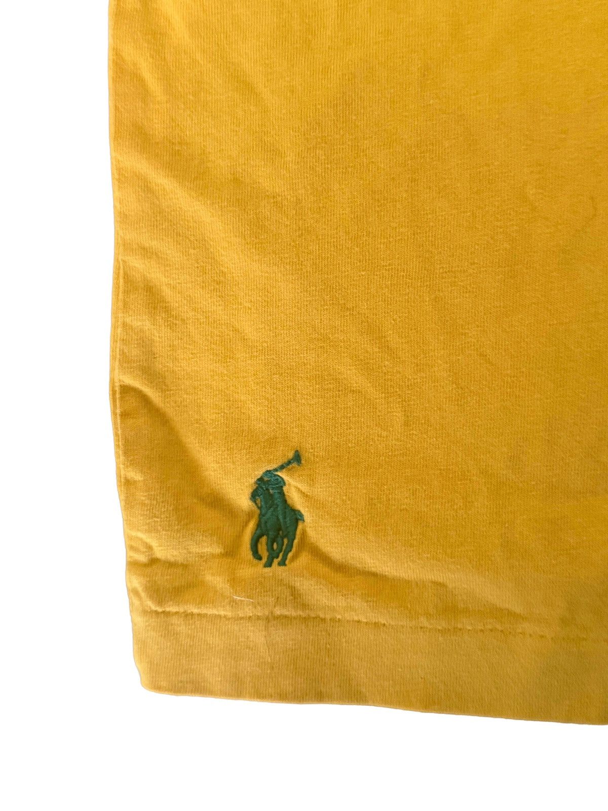 Polo Ralph Lauren Vintage Polo Ralph Lauren Big Spellout Tee – Mustard Yellow Size US M / EU 48-50 / 2 - 4 Thumbnail