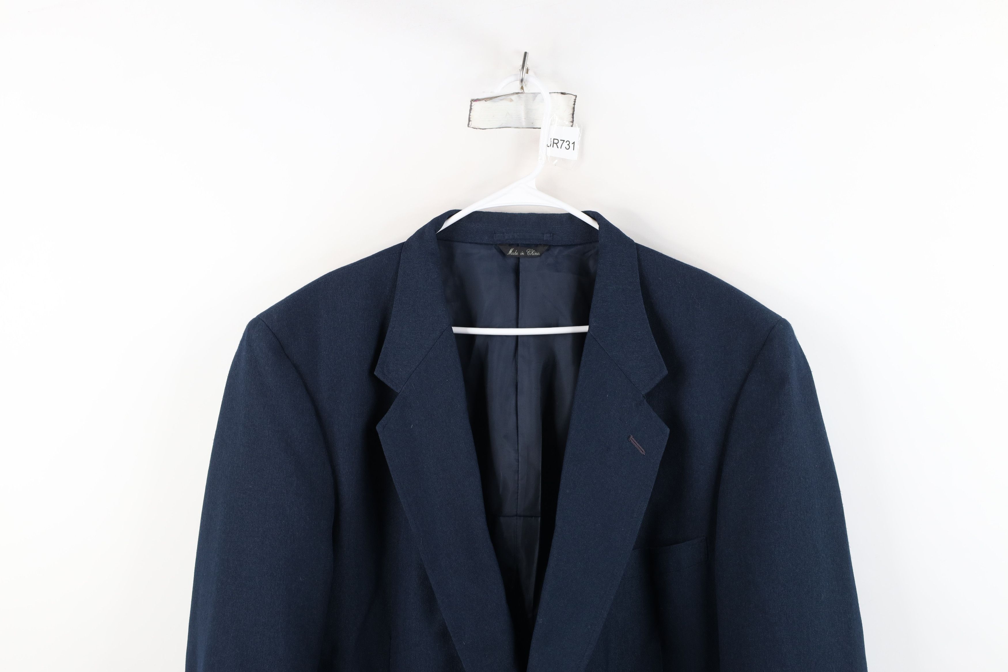 Vintage Vintage 90s Streetwear Button Suit Coat Blazer Jacket Blue Size US XXL / EU 58 / 5 - 2 Thumbnail