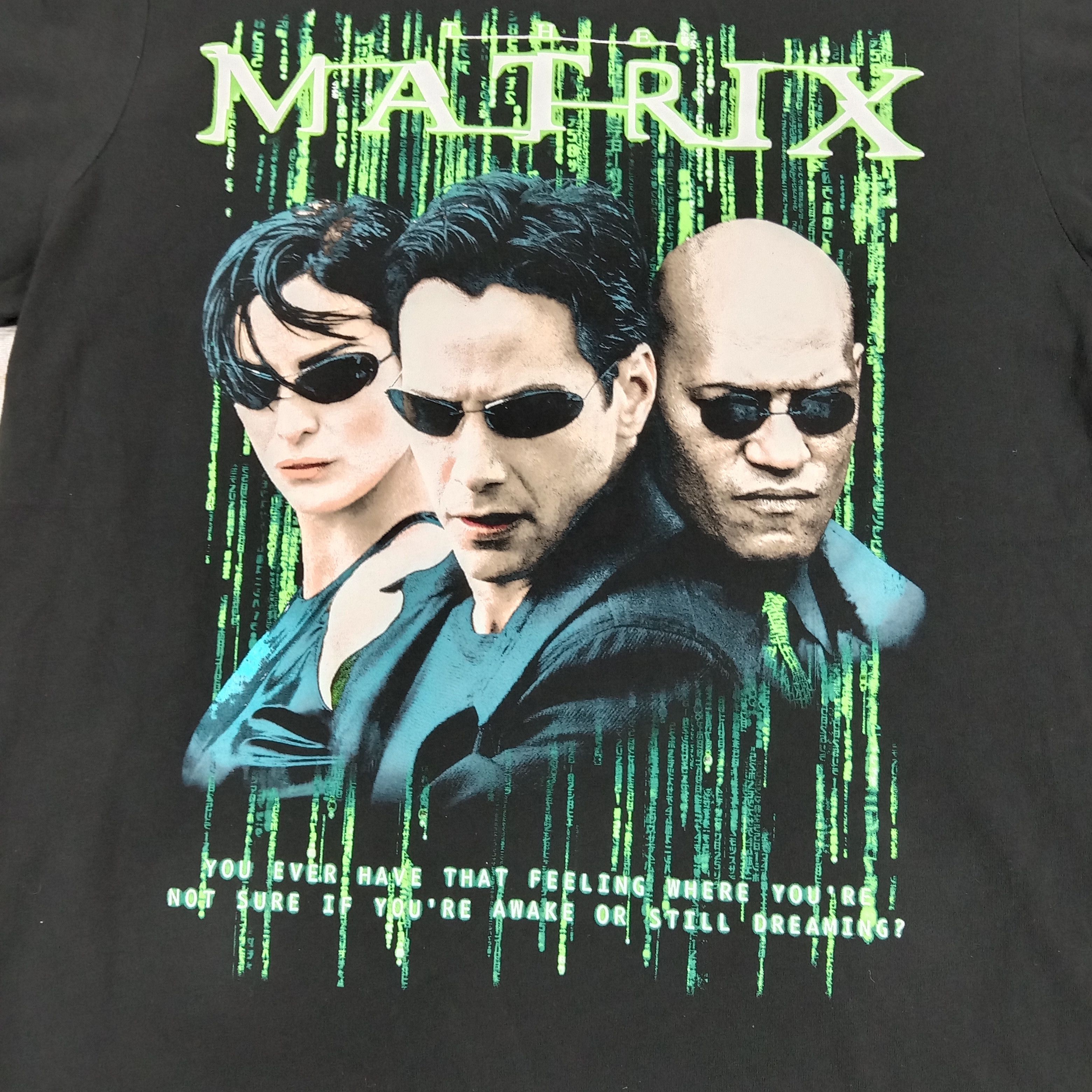 Warner Bros Matrix American Movie Rare Tshirt C285N39 Size US M / EU 48-50 / 2 - 2 Thumbnail